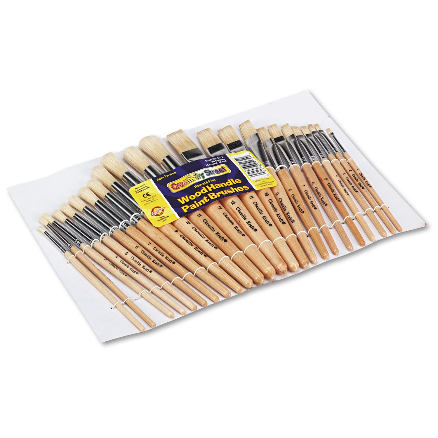 Creativity Street Preschool Brush Set | 24/Set