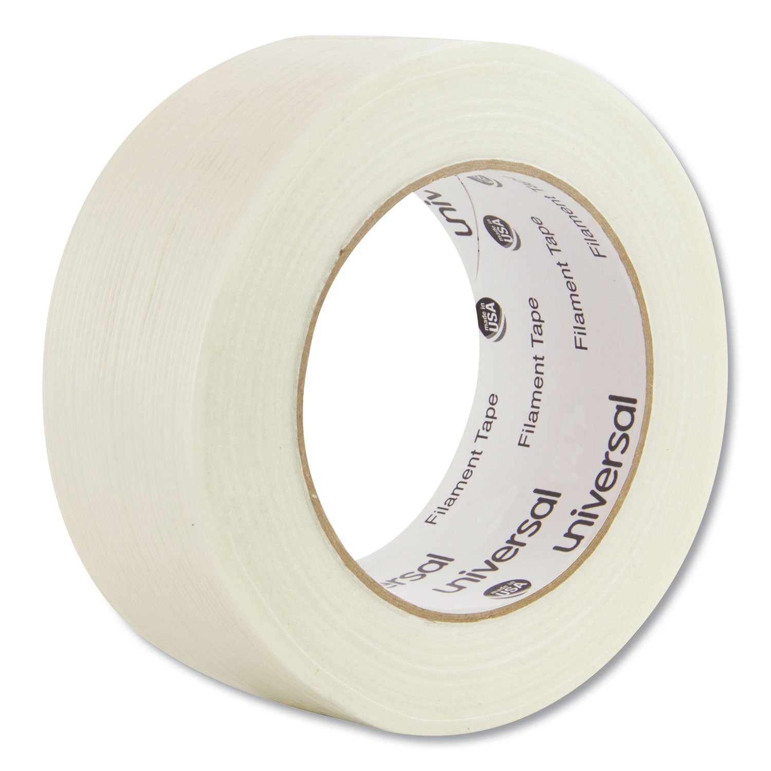 Universal® 350# Premium Filament Tape, 3" Core, 48 Mm X 54.8 M, Clear