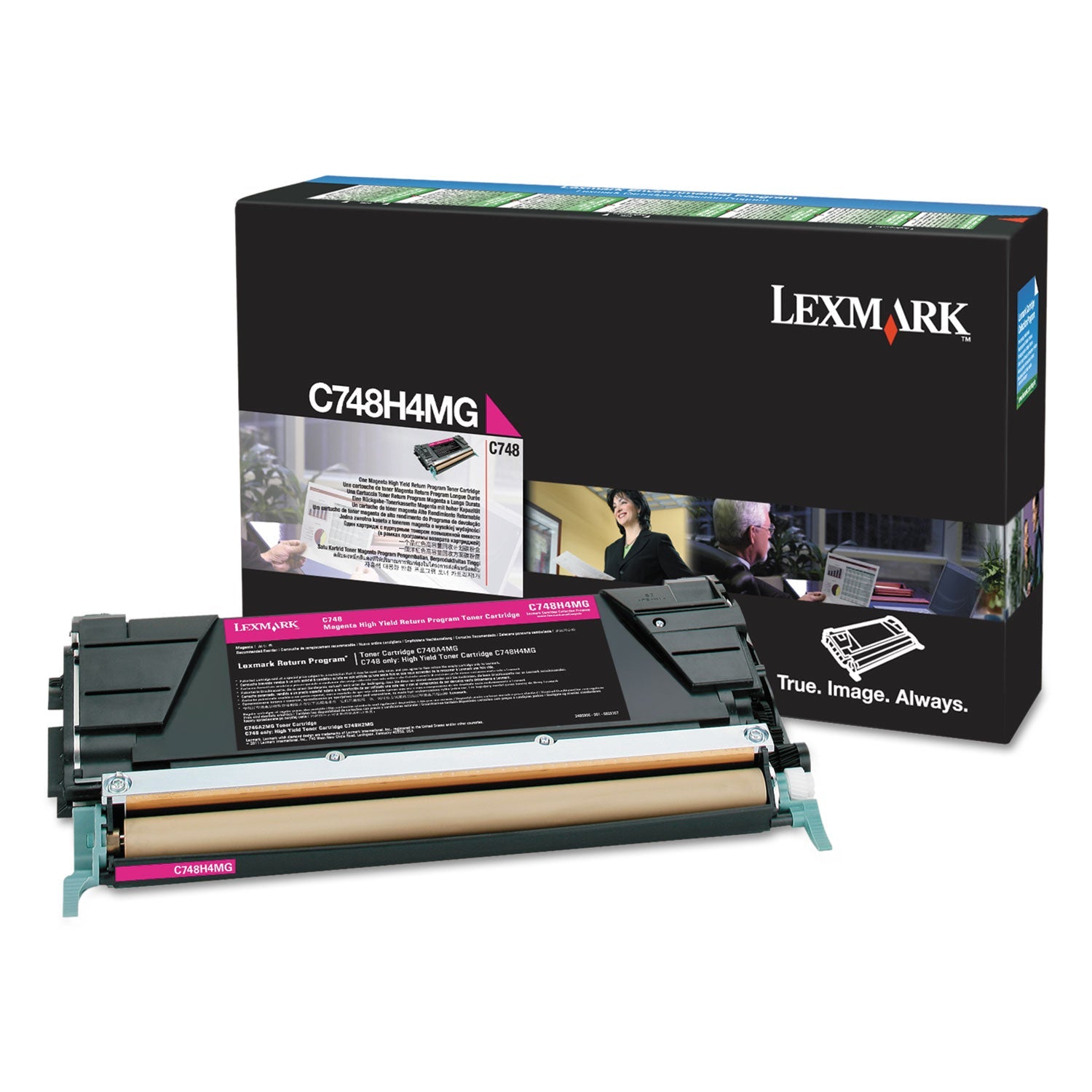 Lexmark C748h1mg Toner | Return Program, Magenta
