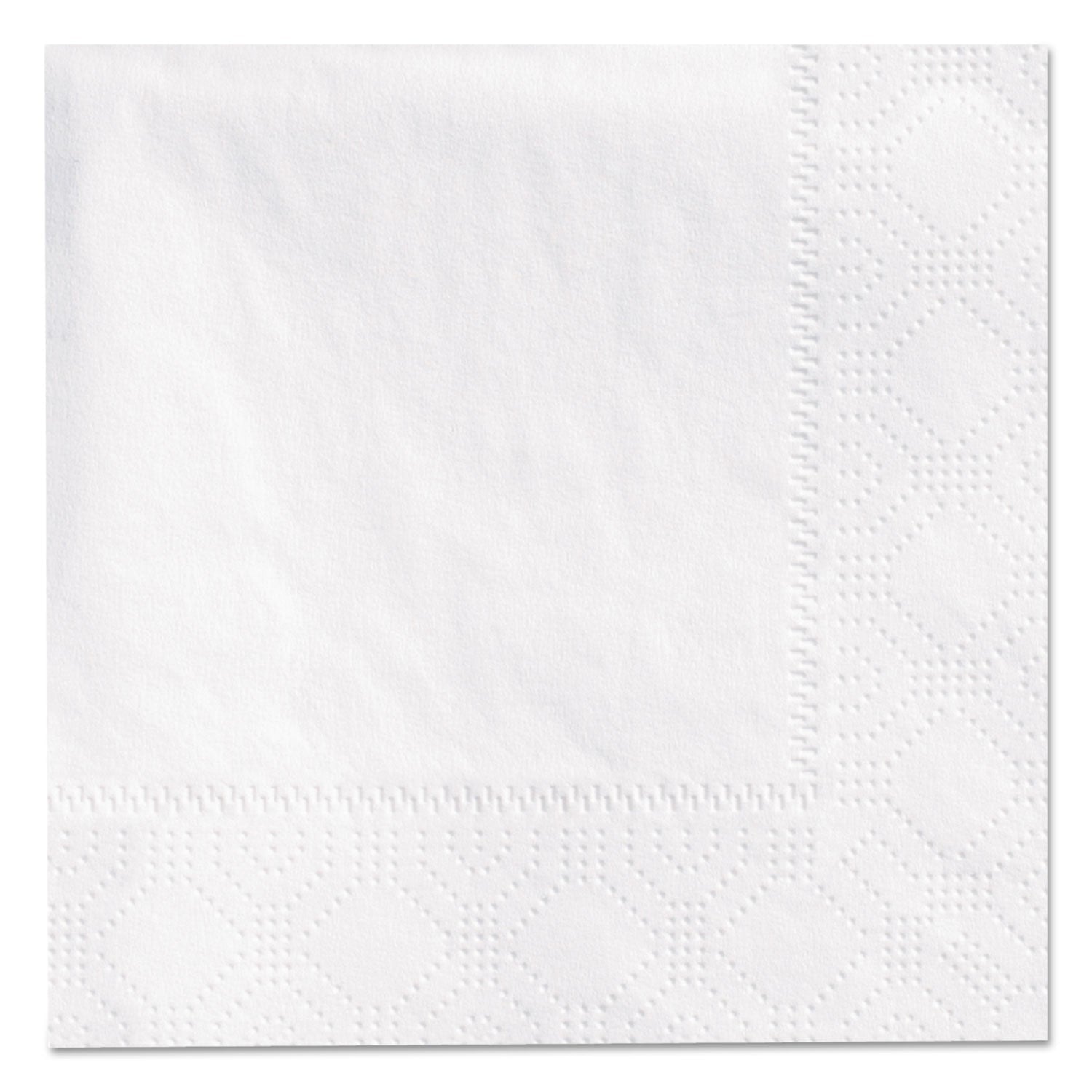 Hoffmaster® Beverage Napkins, 2-Ply, 9 1/2 X 9 1/2, White, 3000/carton