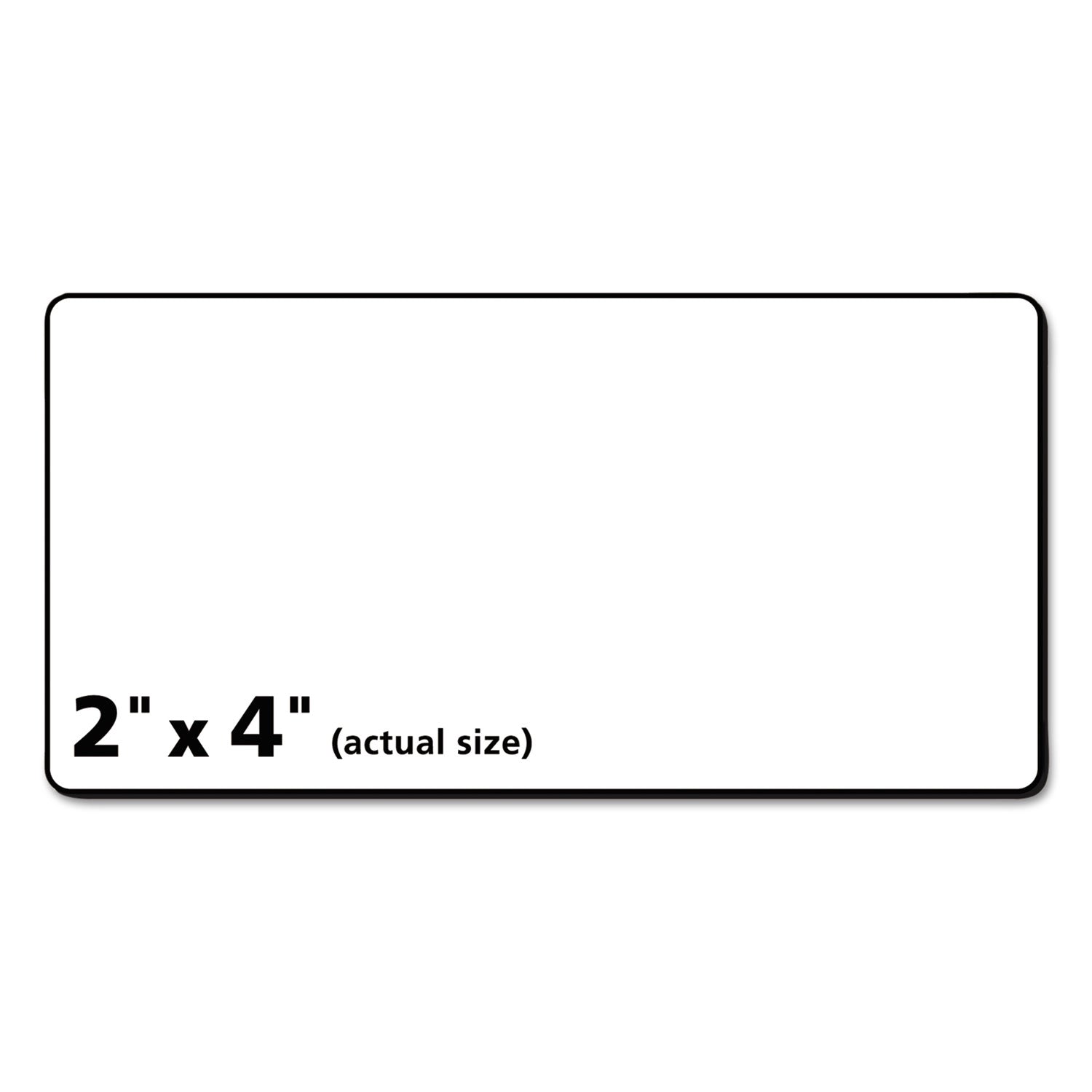 Avery® Shipping Labels W/ Trueblock Technology, Inkjet Printers, 2 X 4, White, 10/sheet, 50 Sheets/box