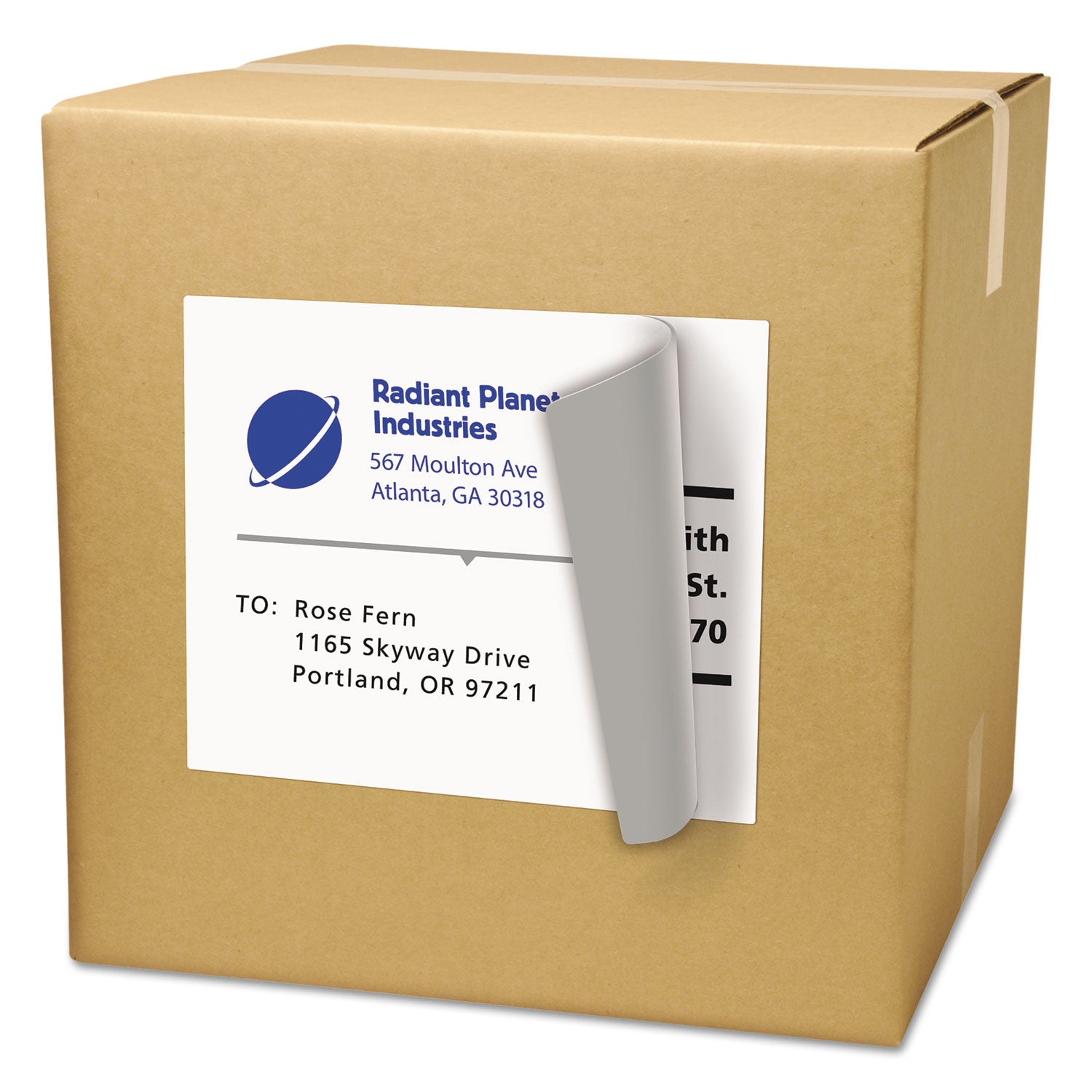 Avery® Shipping Labels With Trueblock Technology, Inkjet Printers, 8.5 X 11, White, 25/pack