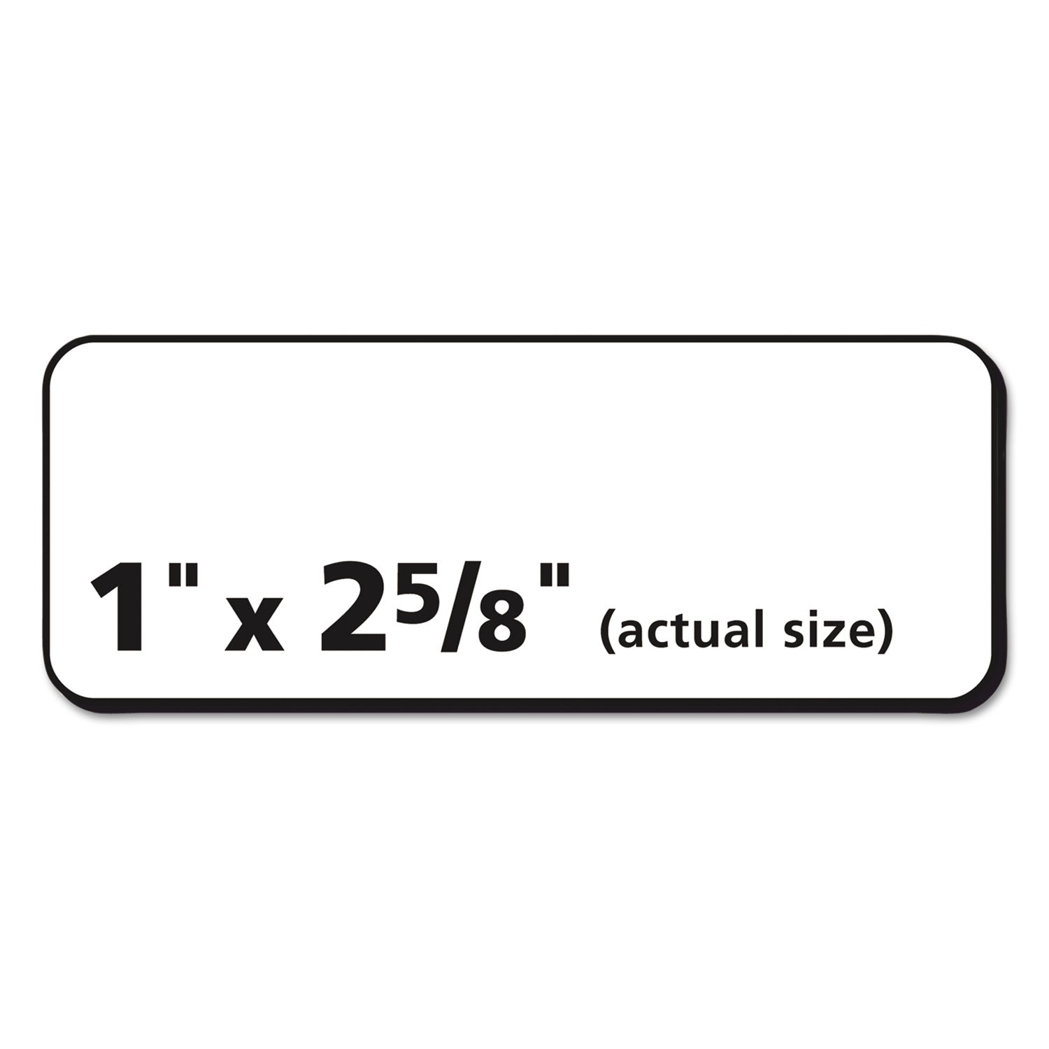 Avery® Matte Clear Easy Peel Mailing Labels W/ Sure Feed Technology, Laser Printers, 1 X 2.63, Clear, 30/sheet, 50 Sheets/box