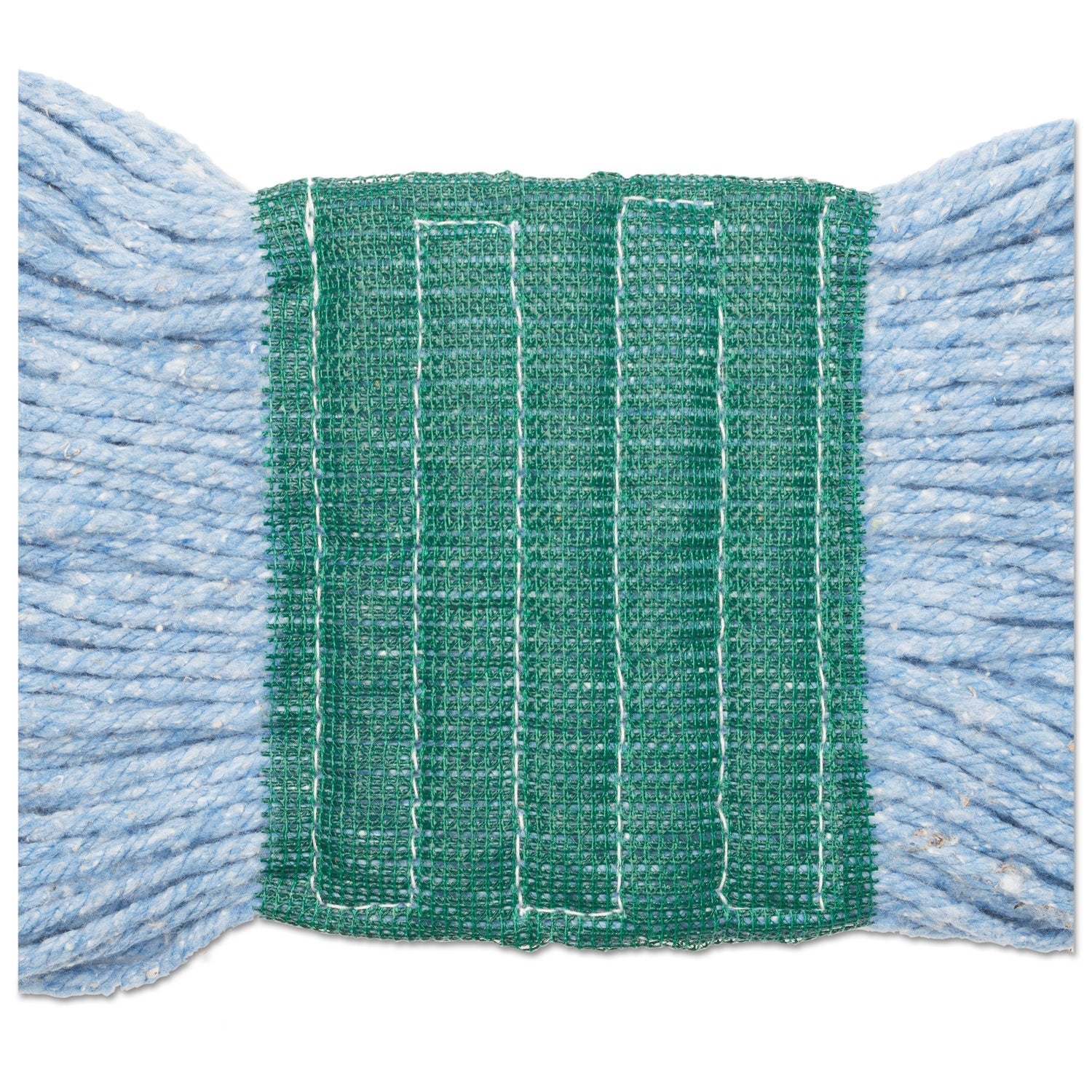 Boardwalk® Super Loop Wet Mop Head, Cotton/synthetic Fiber, 5" Headband, Medium Size, Blue