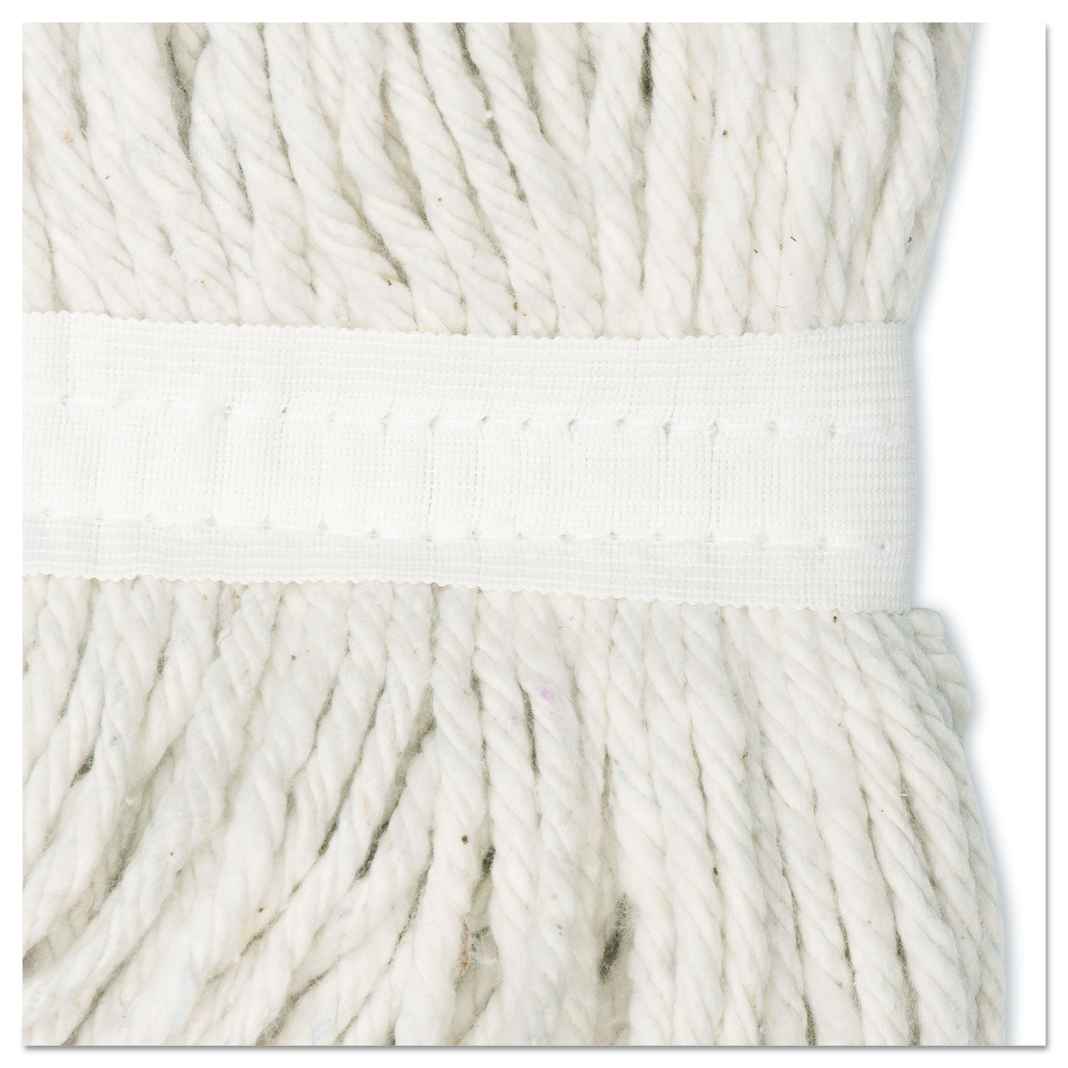 Boardwalk® Cut-End Wet Mop Head, Rayon, No. 20, White