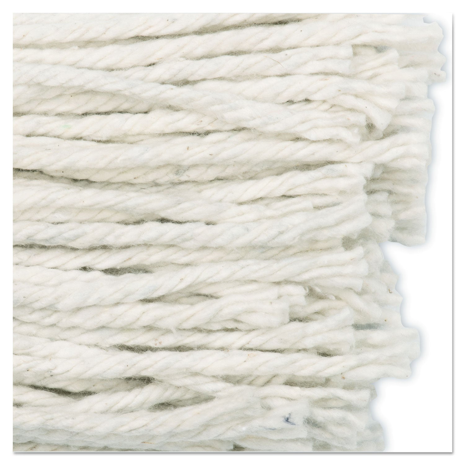 Boardwalk® Cut-End Wet Mop Head, Cotton, No. 16 Size, White