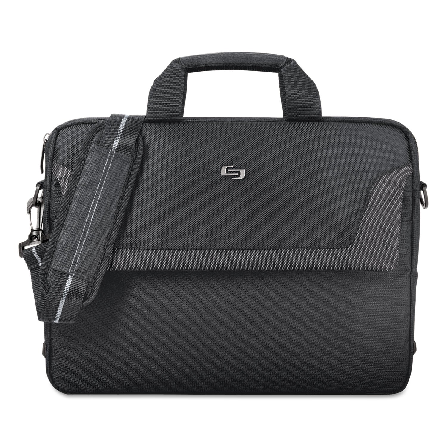 Solo Pro Slim Brief, Fits Devices Up to 16", Polyester, 15.5 x 2 x 11.5, Black - Bloom Skins
