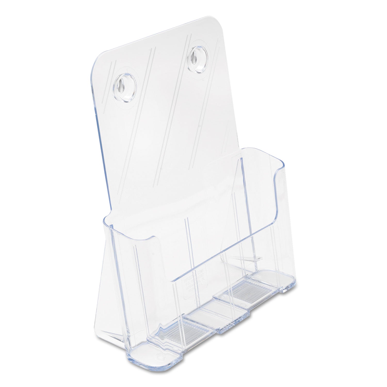 deflecto® Docuholder For Countertop/wall-Mount, Magazine, 9.25w X 3.75d X 10.75h, Clear