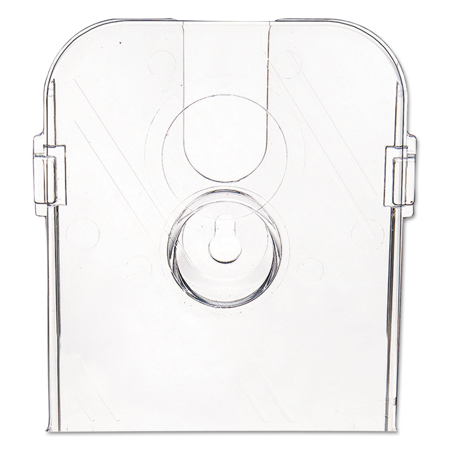 deflecto® Docuholder For Countertop/wall-Mount W/card Holder, 4.38w X 4.25d X 7.75h, Clear