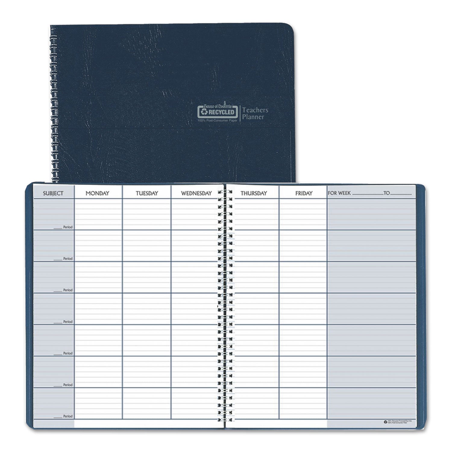 Recycled Teacher's Planner | Weekly, House Doolittle
