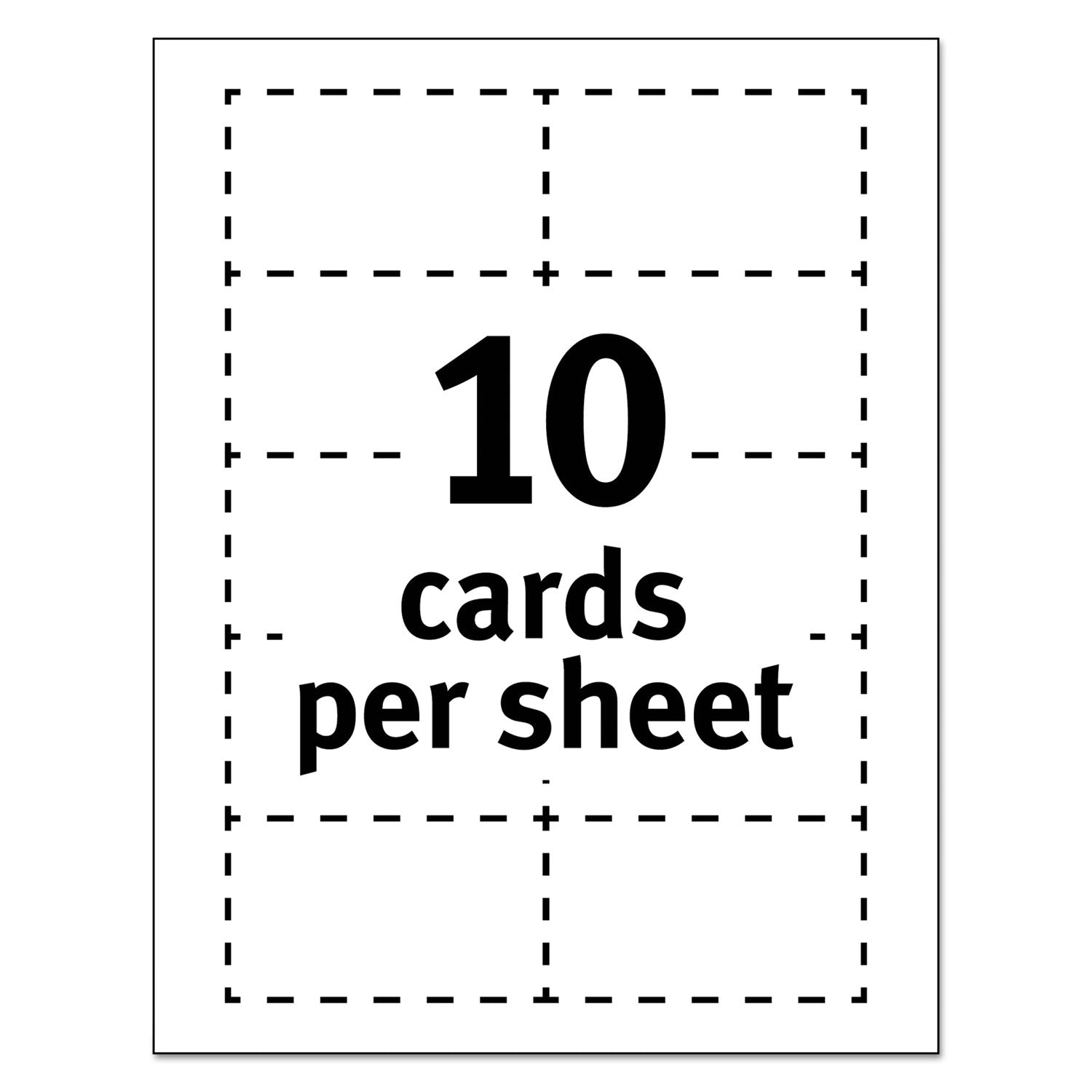 Avery® Clean Edge Business Card Value Pack, Laser, 2 X 3.5, White, 2,000 Cards, 10 Cards/sheet, 200 Sheets/box