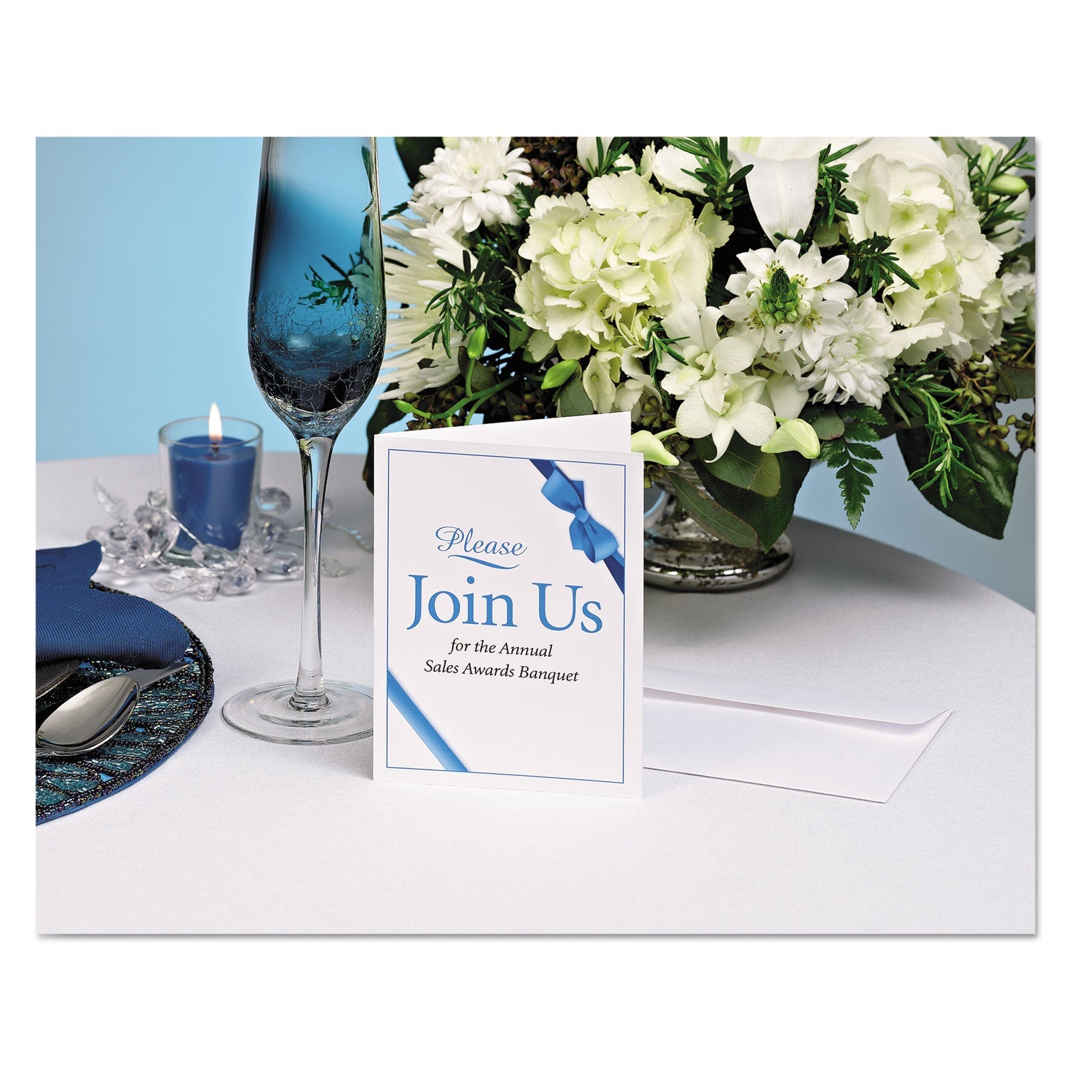 Avery® Note Cards With Matching Envelopes, Inkjet, 85 Lb, 4.25 X 5.5, Matte White, 60 Cards, 2 Cards/sheet, 30 Sheets/pack