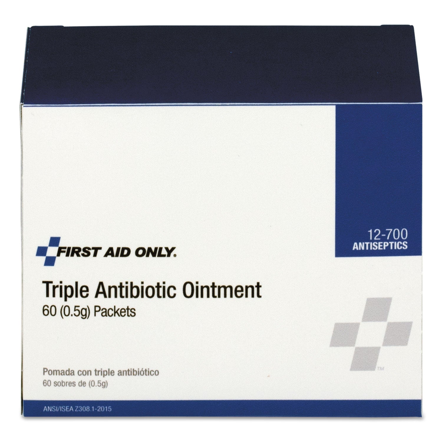 First Aid Only™ Triple Antibiotic Ointment, 0.5 G Packet, 60/box
