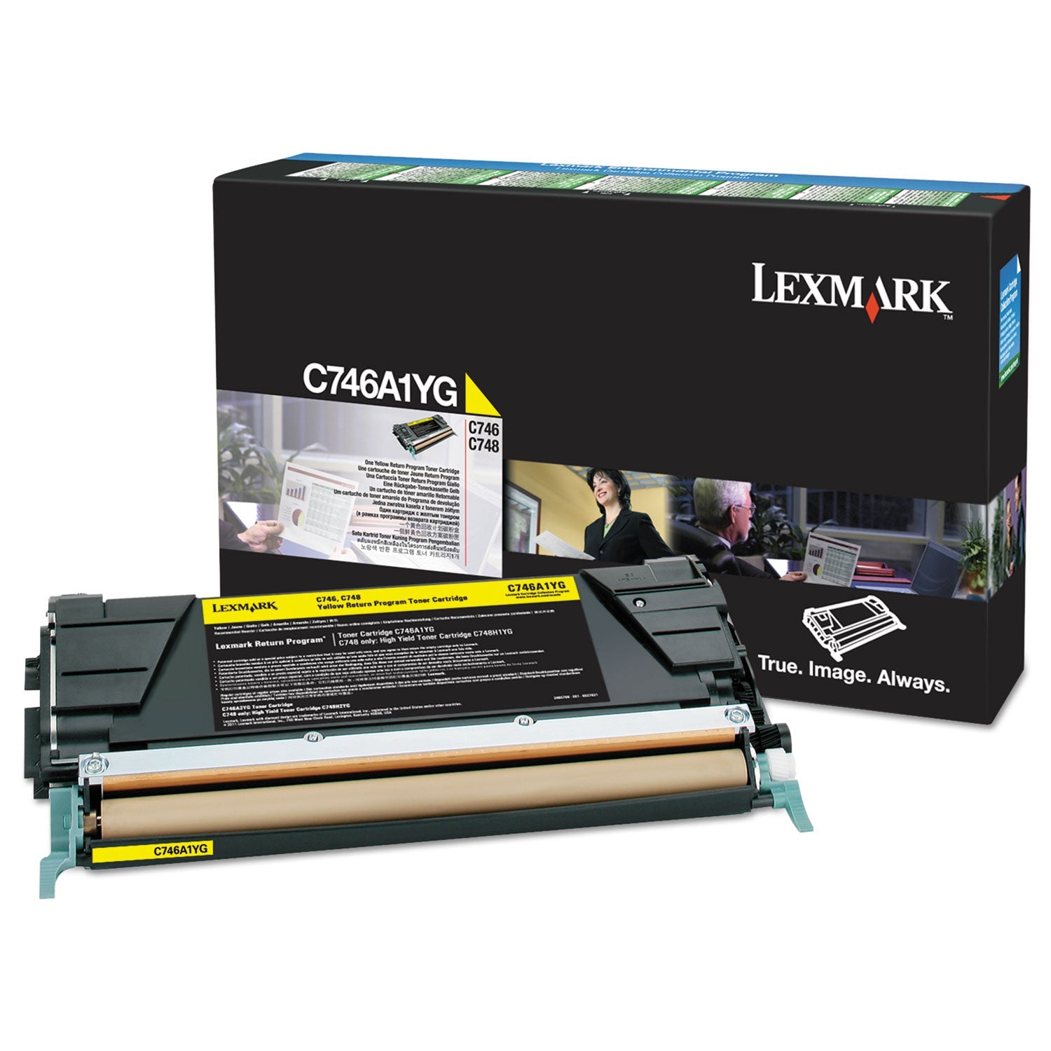 Lexmark C746A1YG Return Program Toner | Yellow