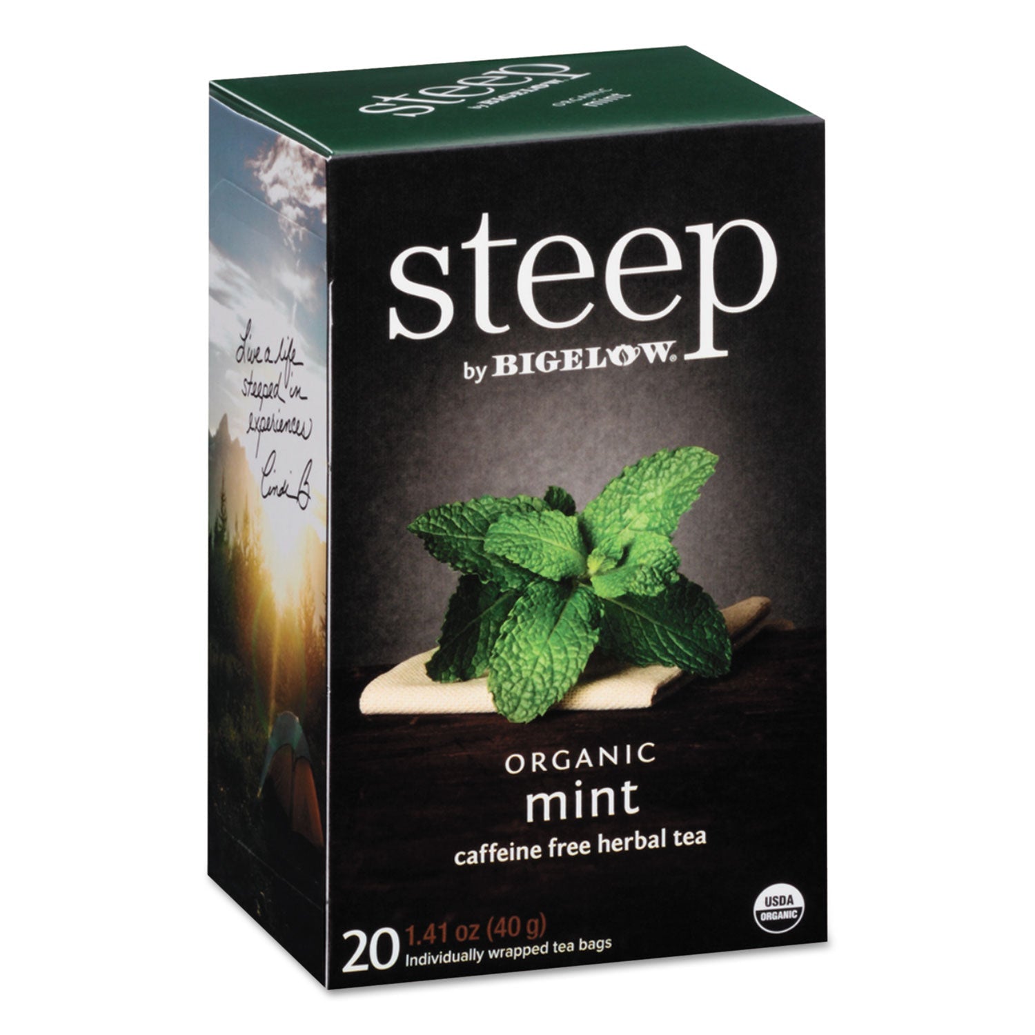 Steep Mint Herbal Tea | Organic, 20/Box, Bigelow®