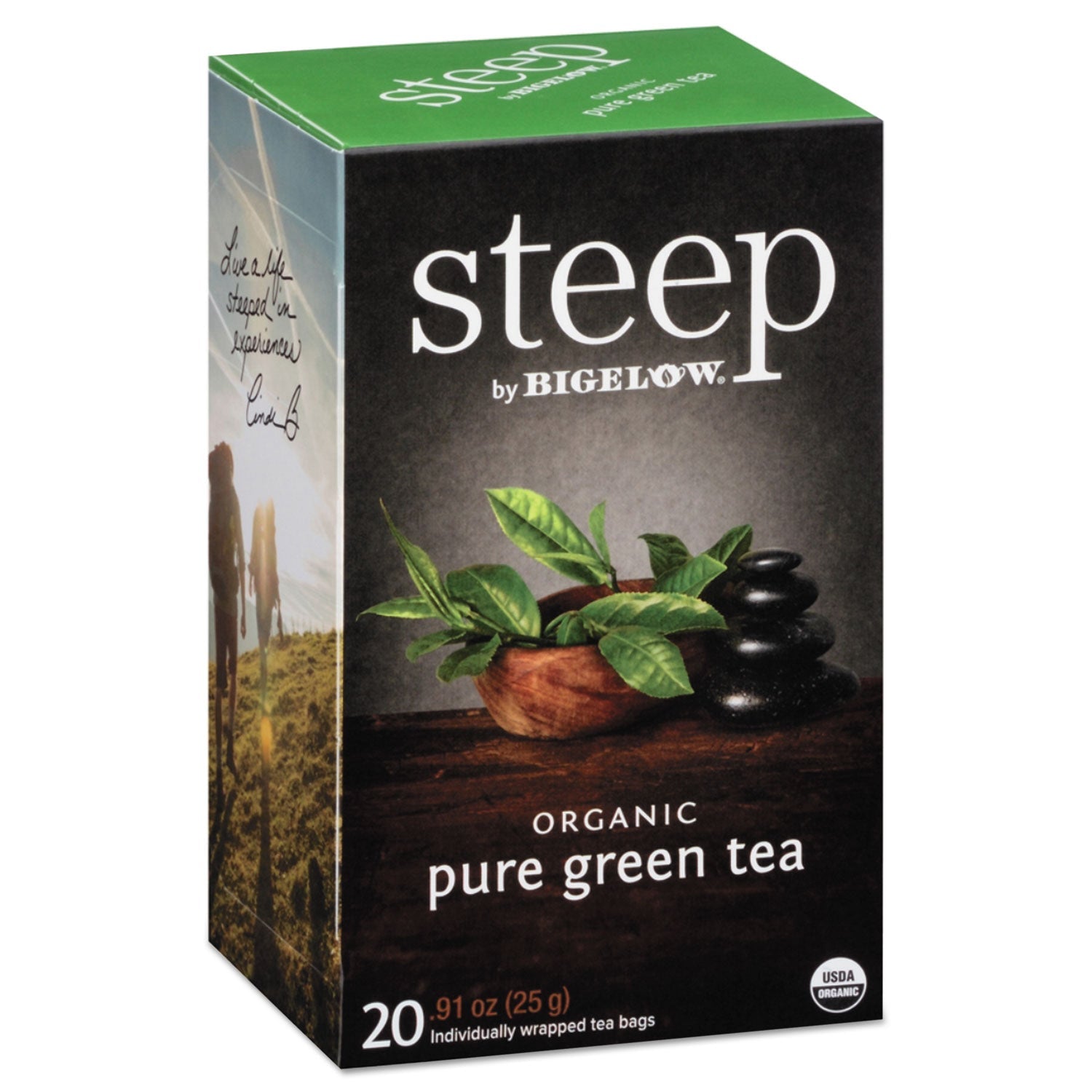 Steep Pure Green Tea | Organic, 20/Box, Bigelow®