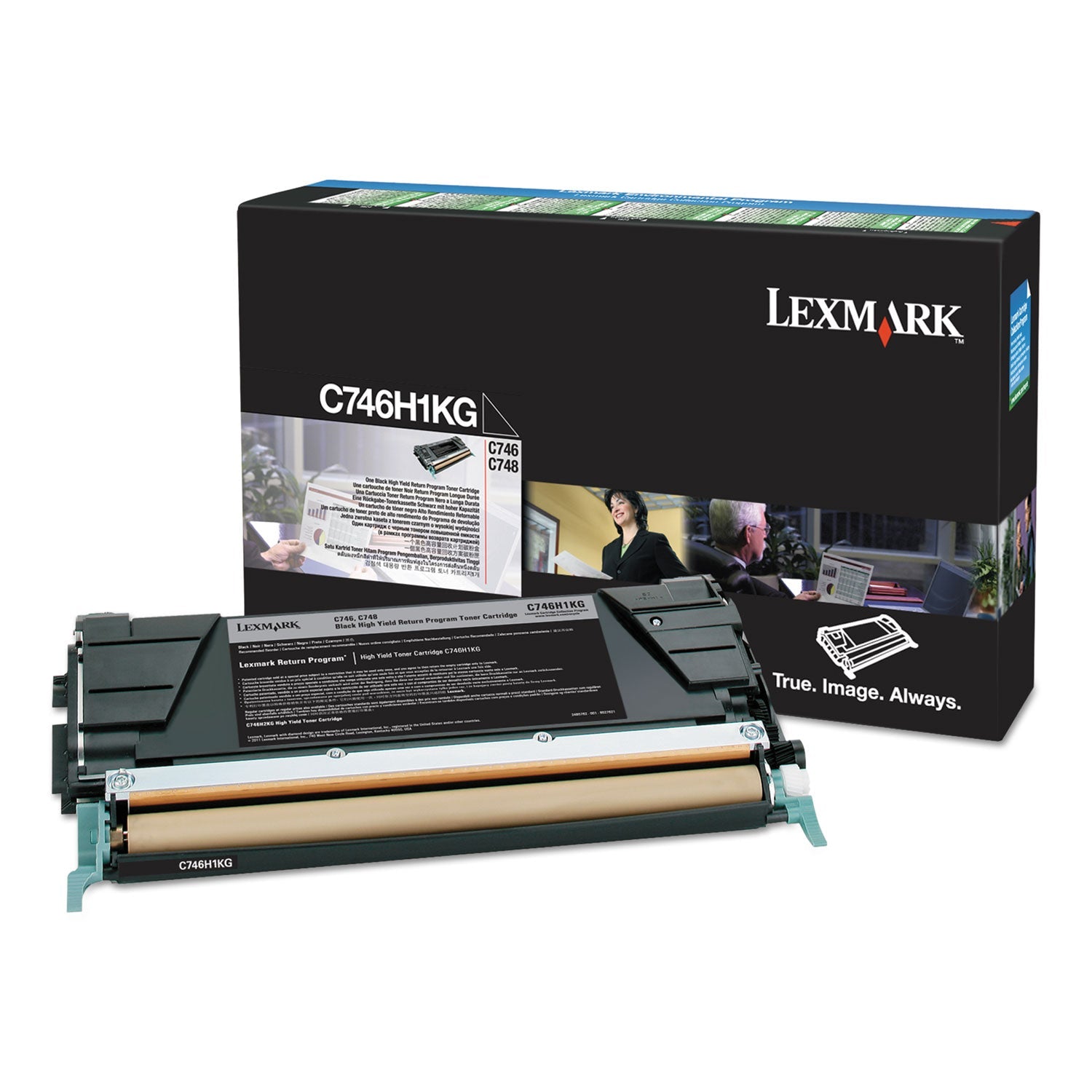 Lexmark C746h1kg Toner | Return Program, Black