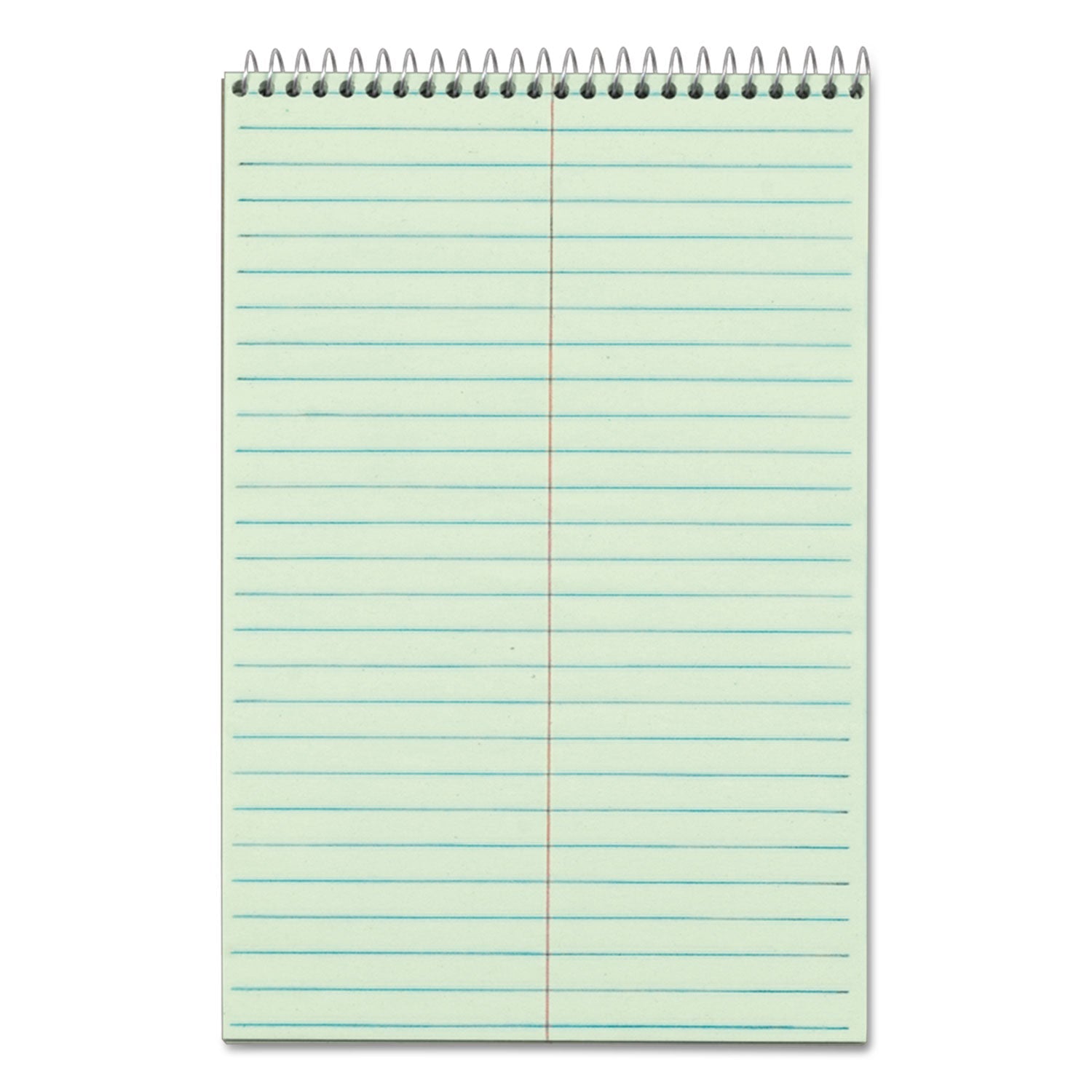 TOPS™ Gregg Steno Pads, Gregg Rule, 80 Green-Tint 6 X 9 Sheets
