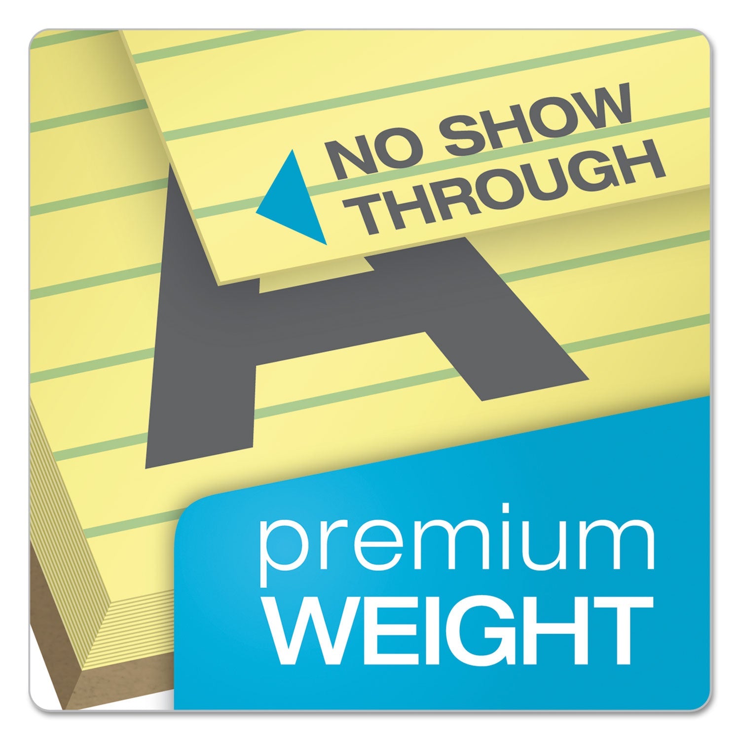 TOPS™ Docket Gold Ruled Perforated Pads, Wide/legal Rule, 50 Canary-Yellow 8.5 X 14 Sheets, 12/pack - Bloom Skins