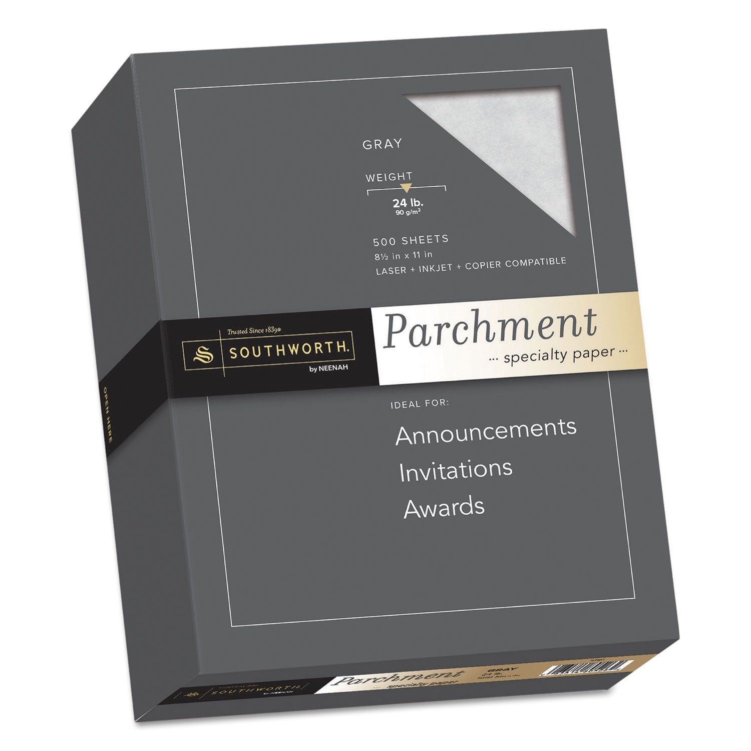 Parchment Specialty Paper | Southworth® Gray 24#