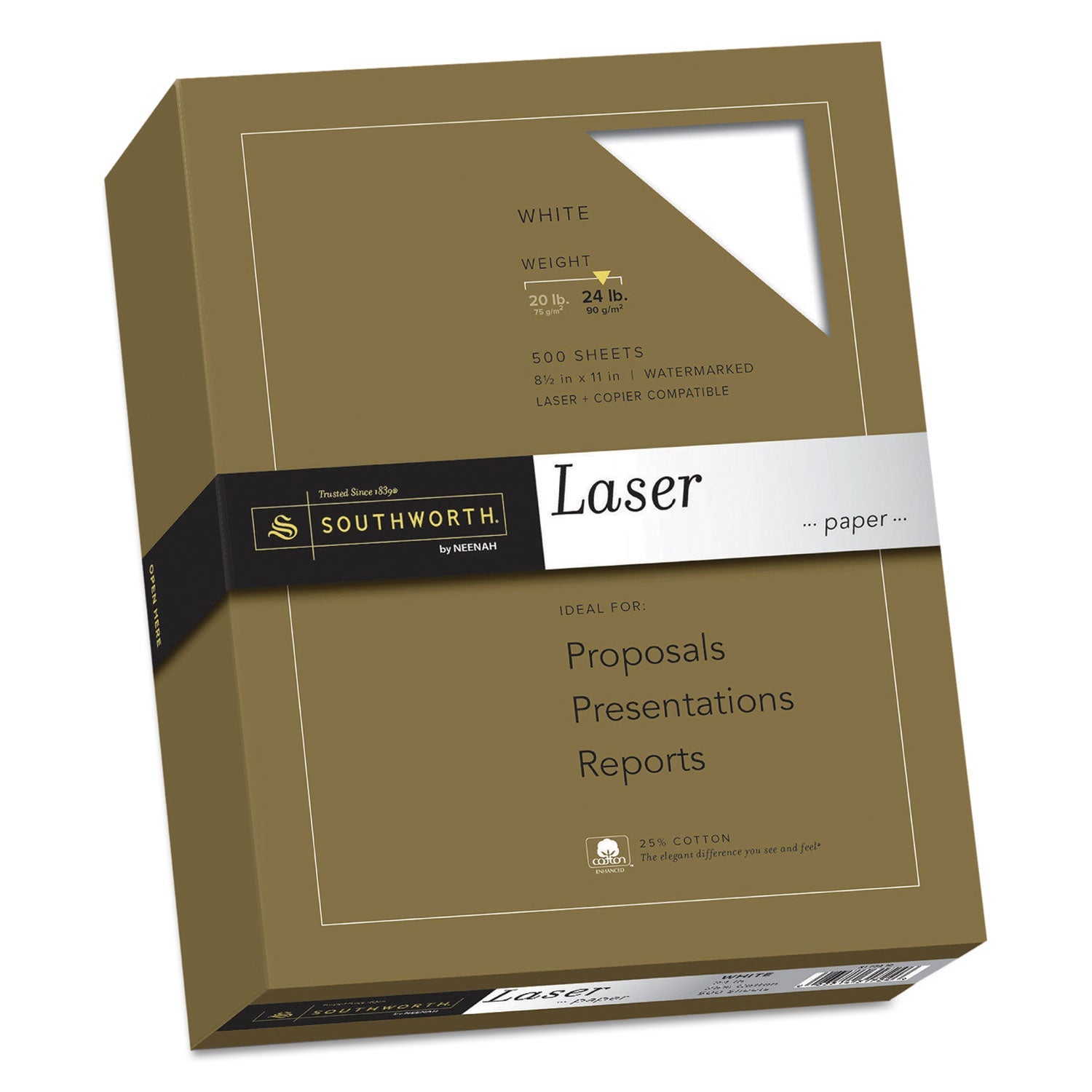 25% Cotton Laser Paper | Southworth® 24lb White