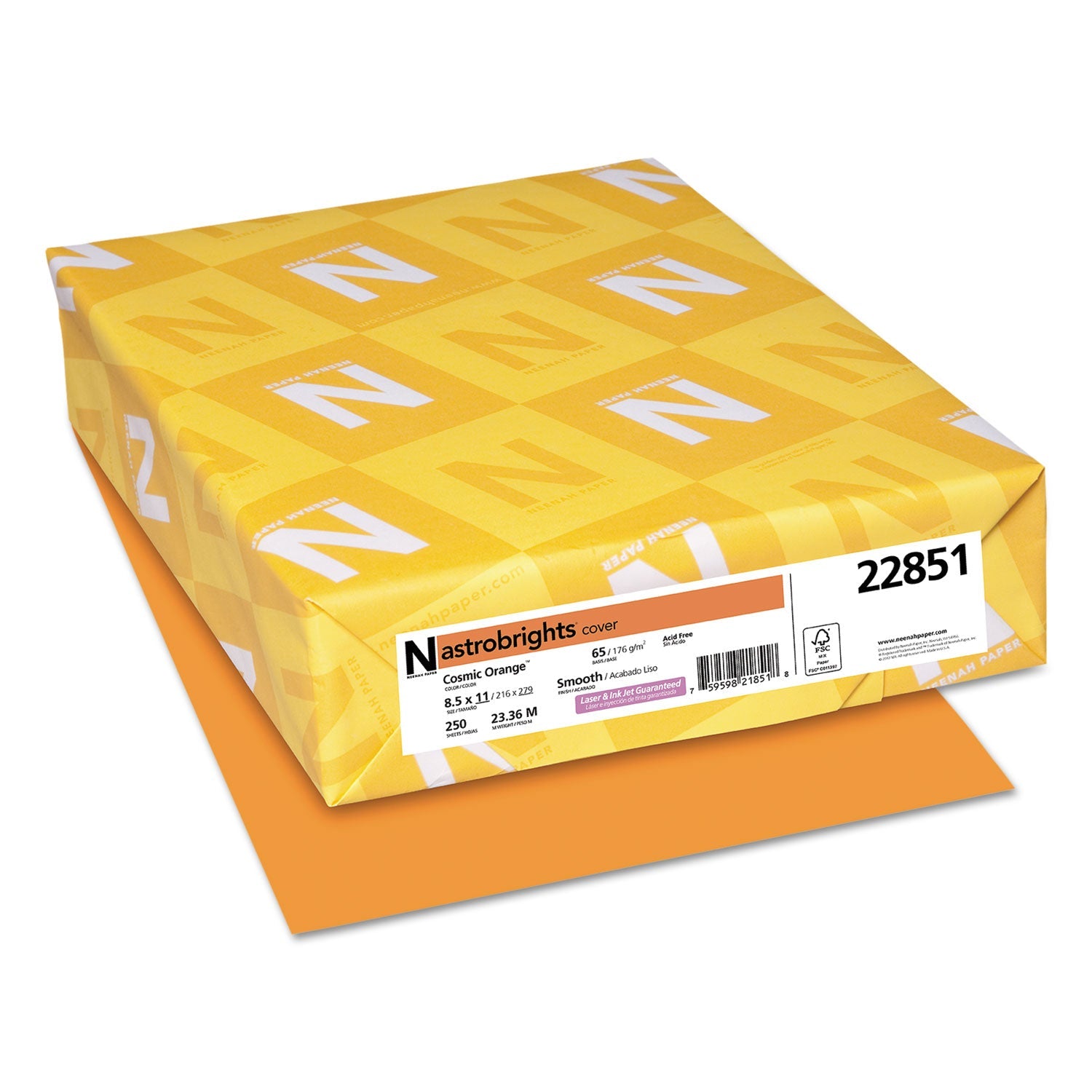 Cosmic Orange Cardstock | 65lb, 250/Pack