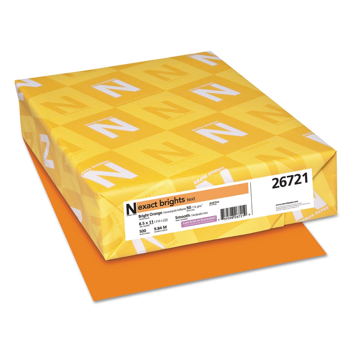 Exact Brights Paper | Bright Orange | 500/Ream