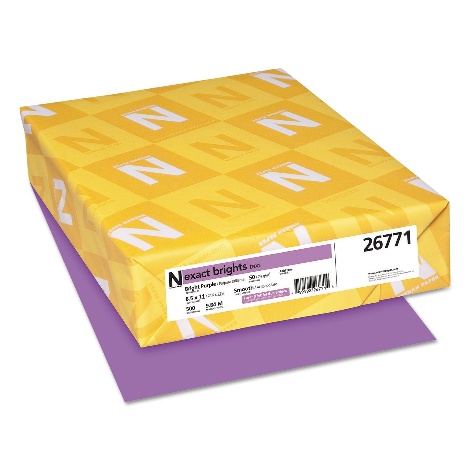 Exact Brights Paper | Bright Purple | 500/Ream