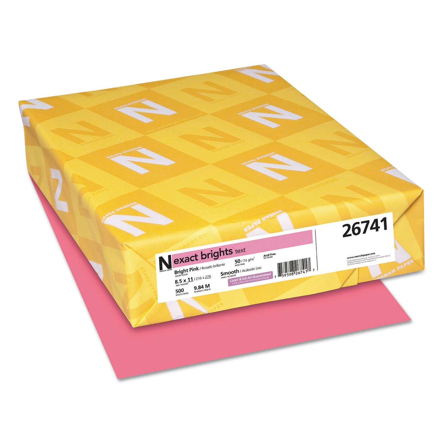 Exact Brights Paper | Bright Pink | 500/Ream