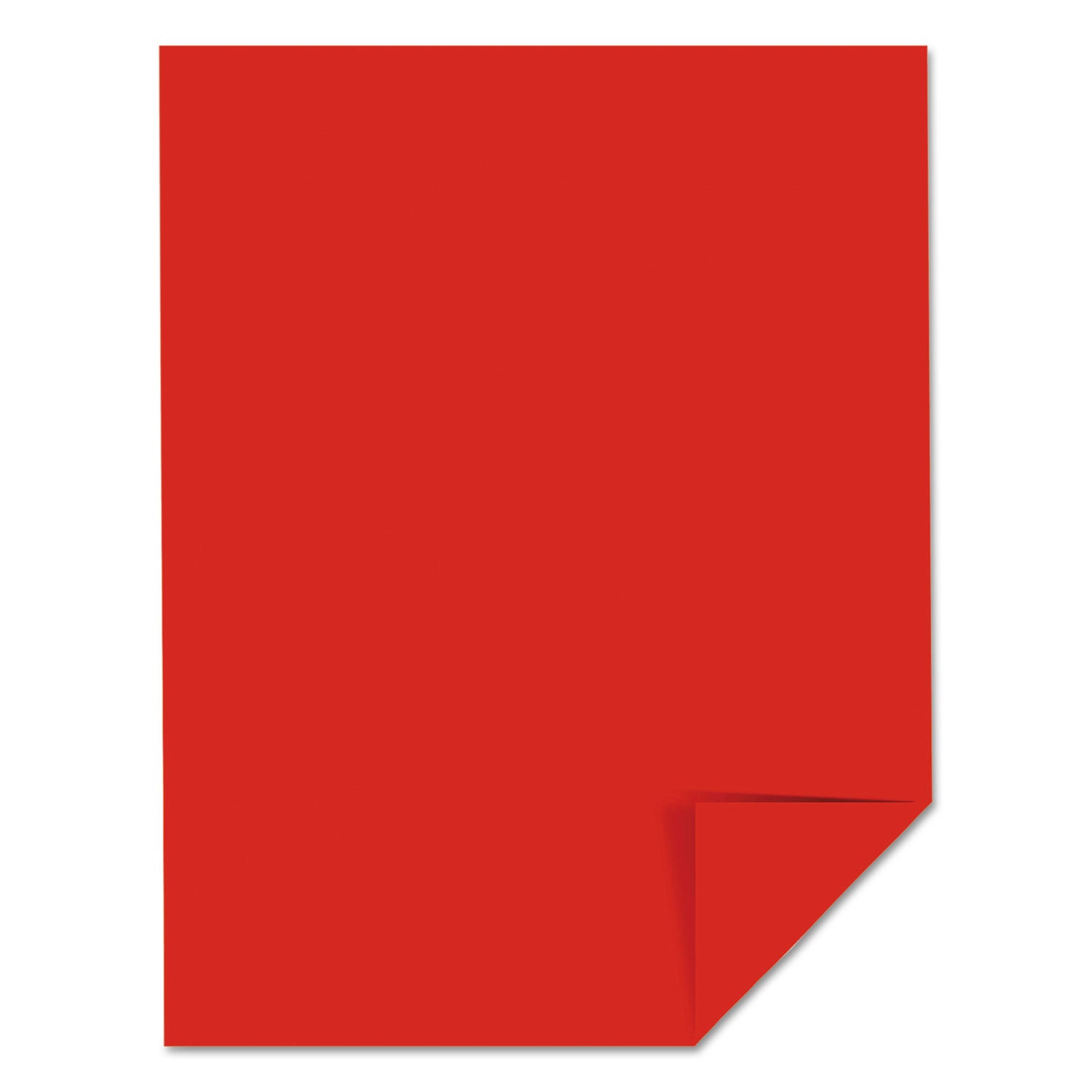 Astrobrights® Color Cardstock, 65 lb Cover Weight, 8.5 x 11, Re-Entry Red, 250/Pack