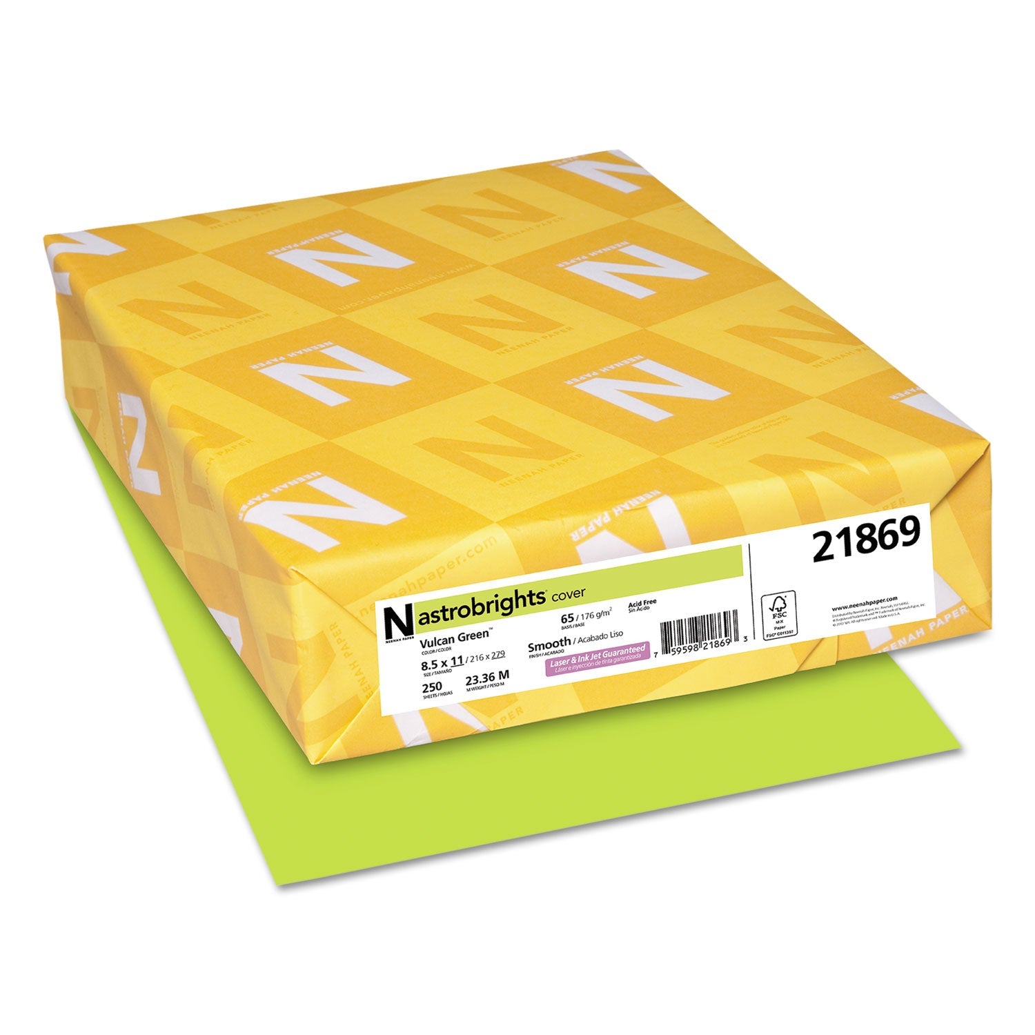 Astrobrights Color Cardstock | Vulcan Green