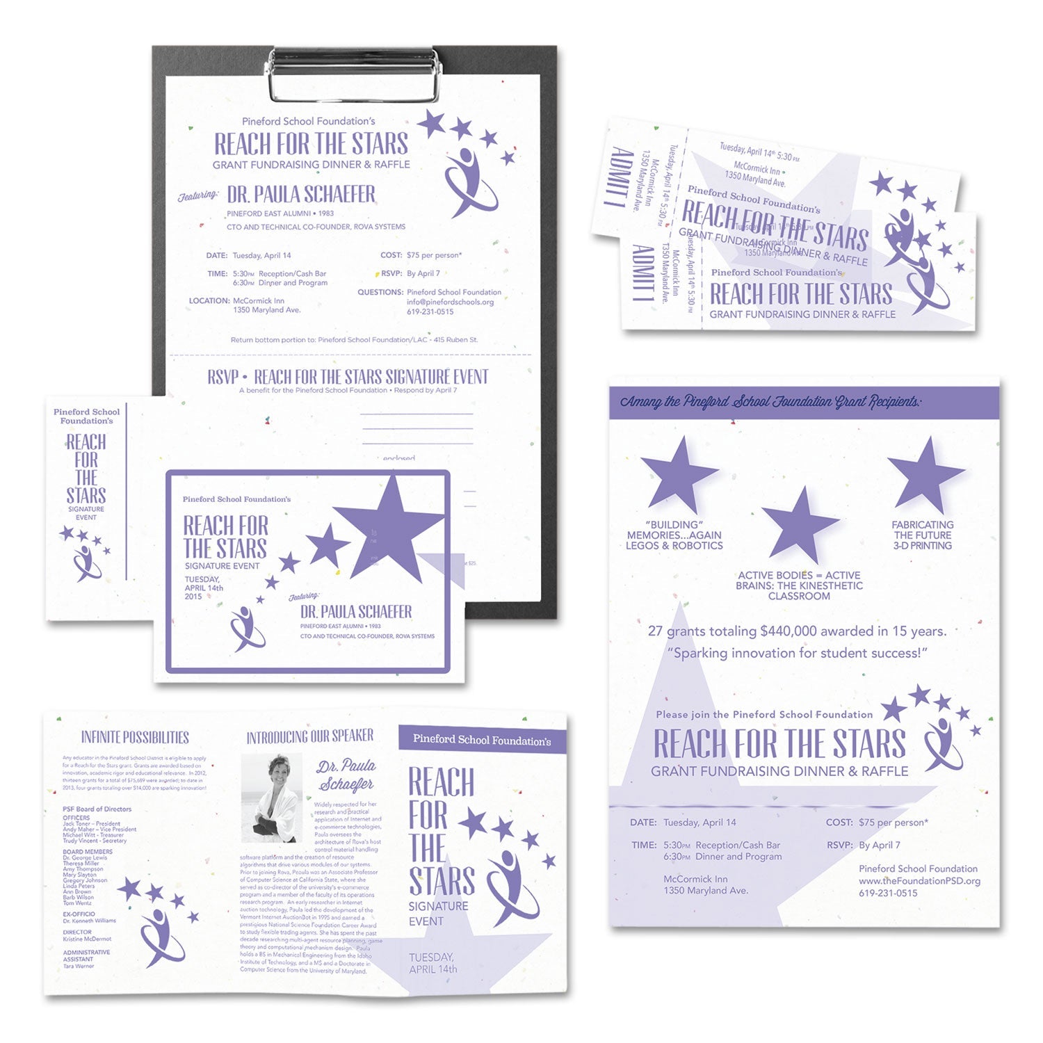 Astrobrights® Color Cardstock, 65 lb Cover Weight, 8.5 x 11, Stardust Flecked White, 250/Pack