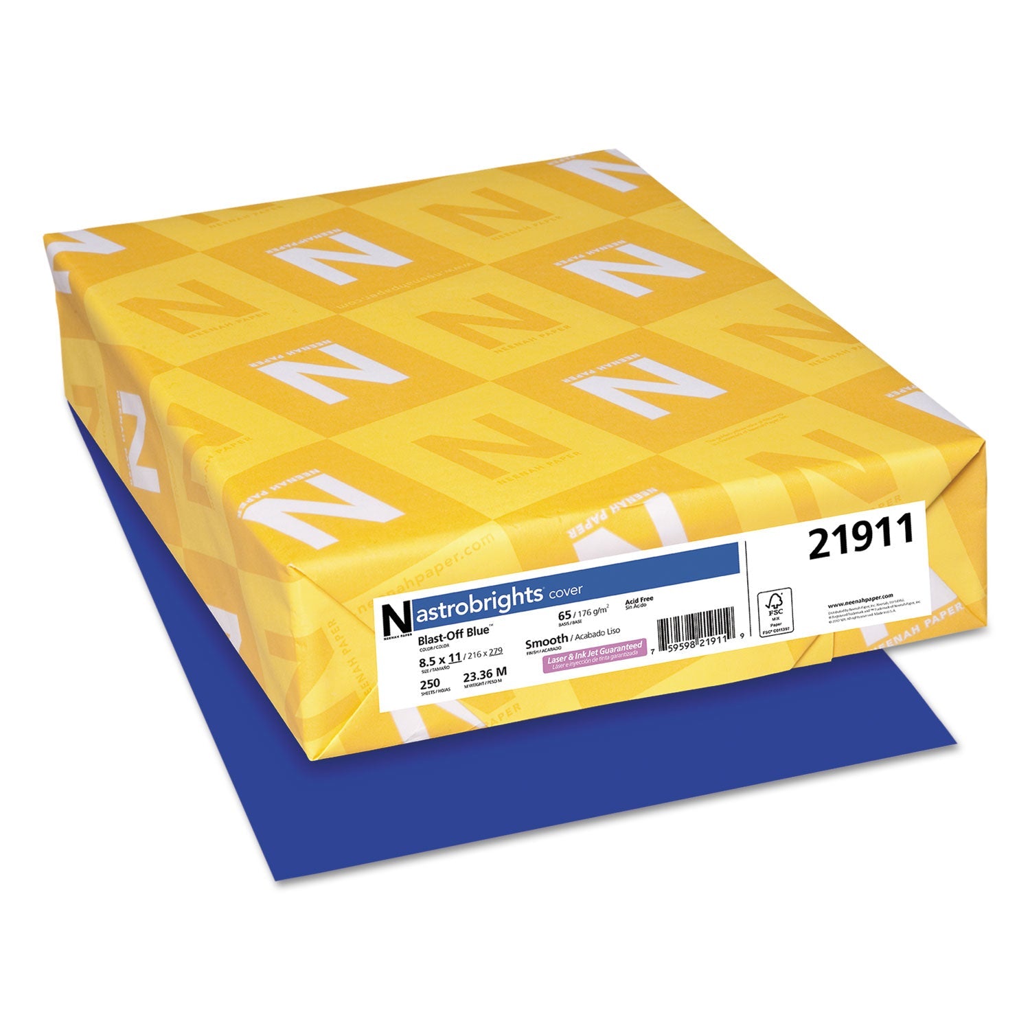 Astrobrights Color Cardstock | Blast-Off Blue