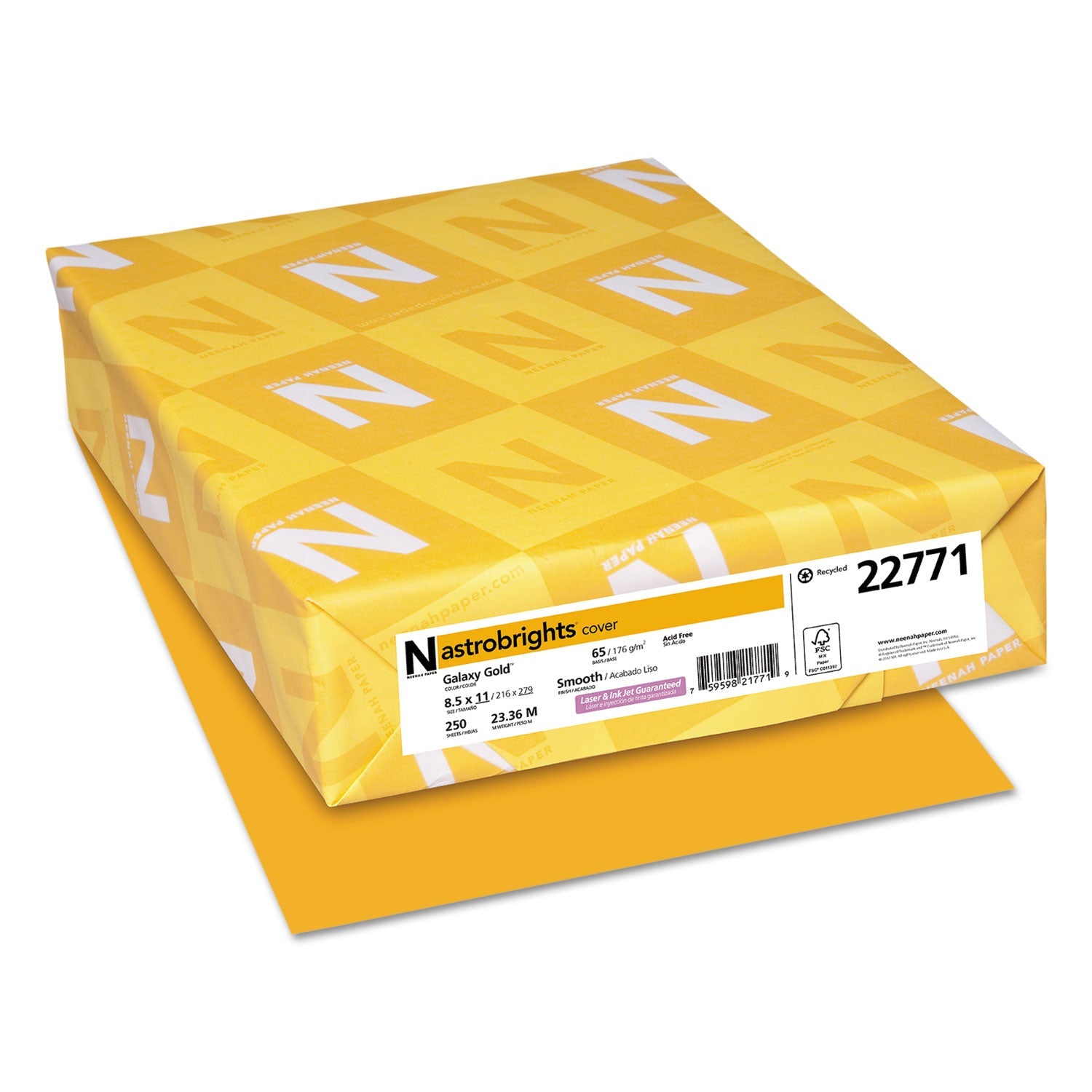 Astrobrights Color Cardstock | Galaxy Gold