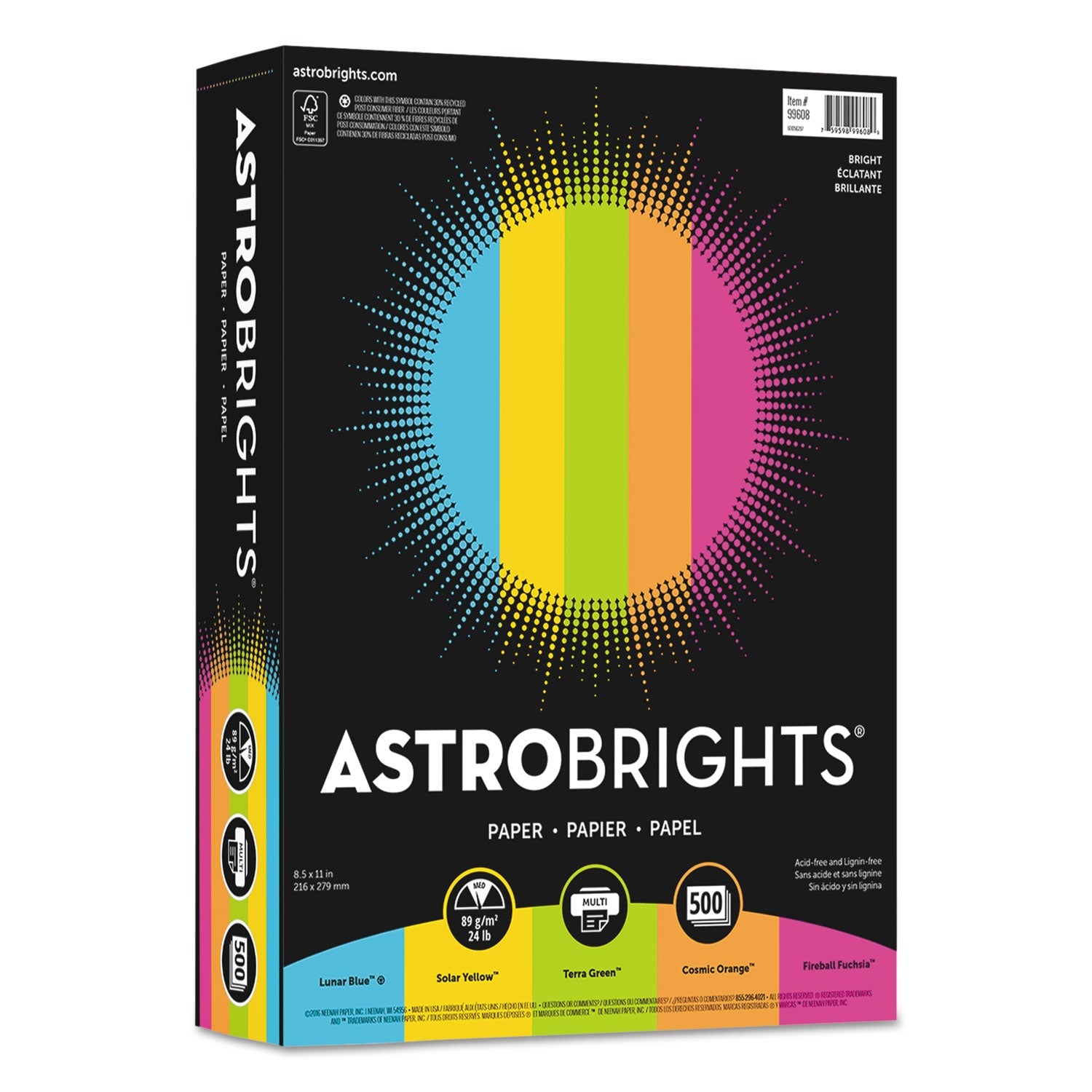 Astrobrights Color Paper "Bright" Assortment