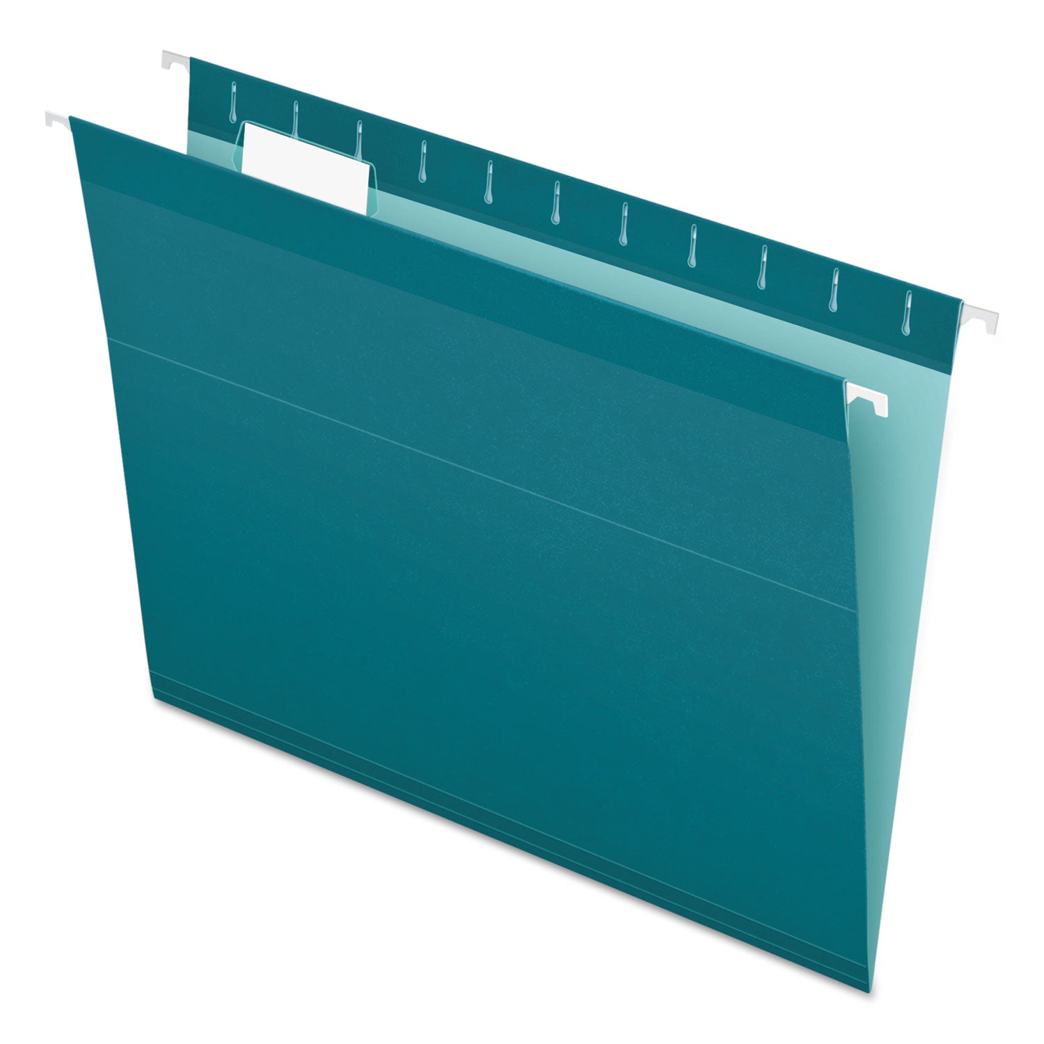 Colored Reinforced Hanging Folders | Teal