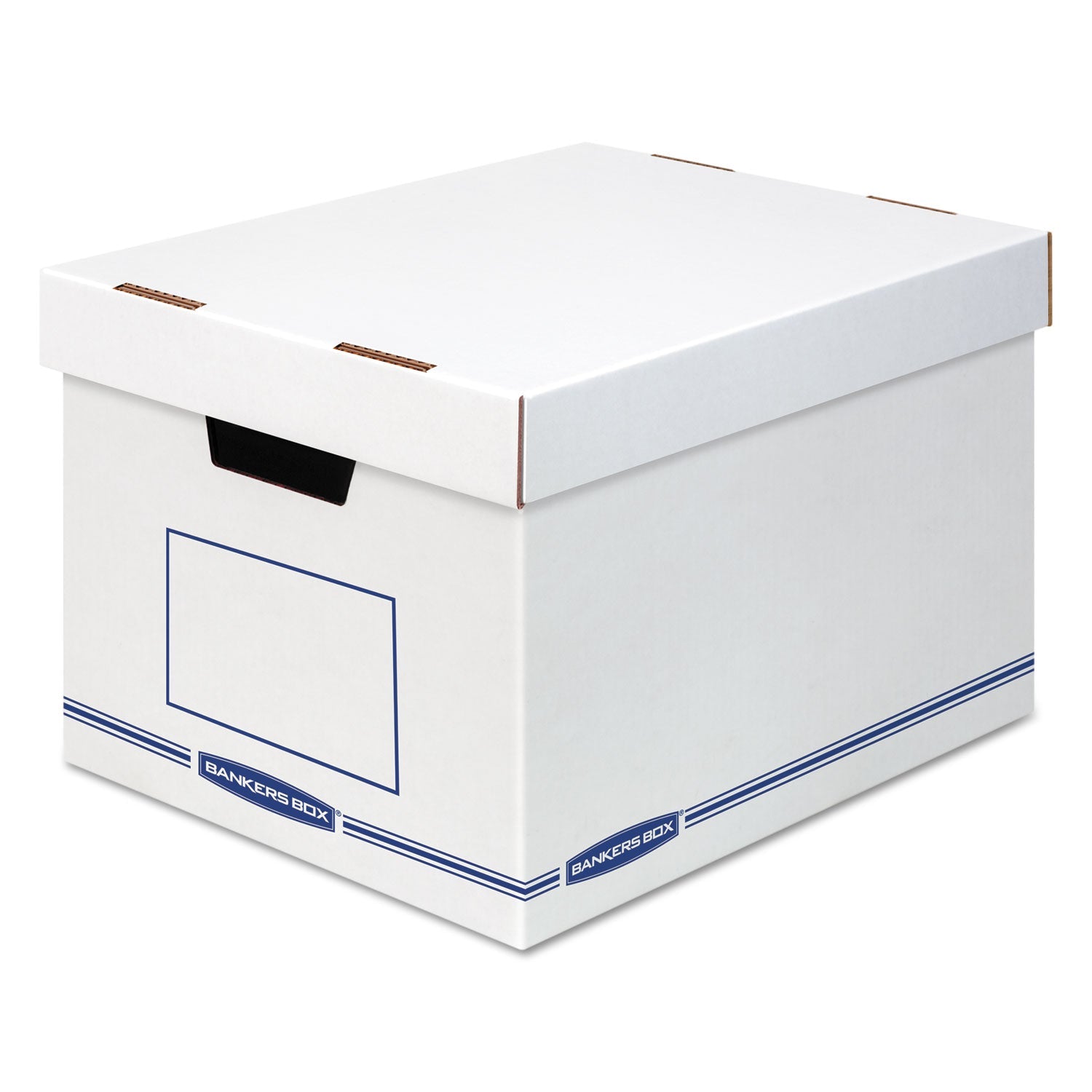 Organizer Storage Boxes | X-Large White/Blue 12-pk