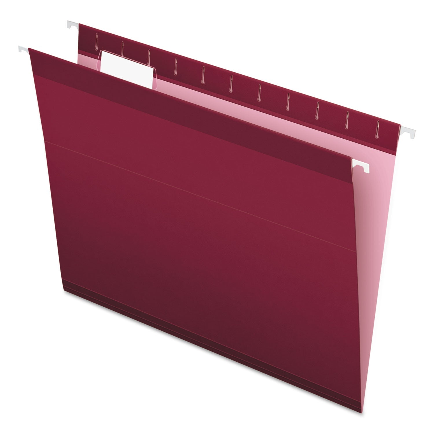 Colored Reinforced Hanging Folders | Burgundy