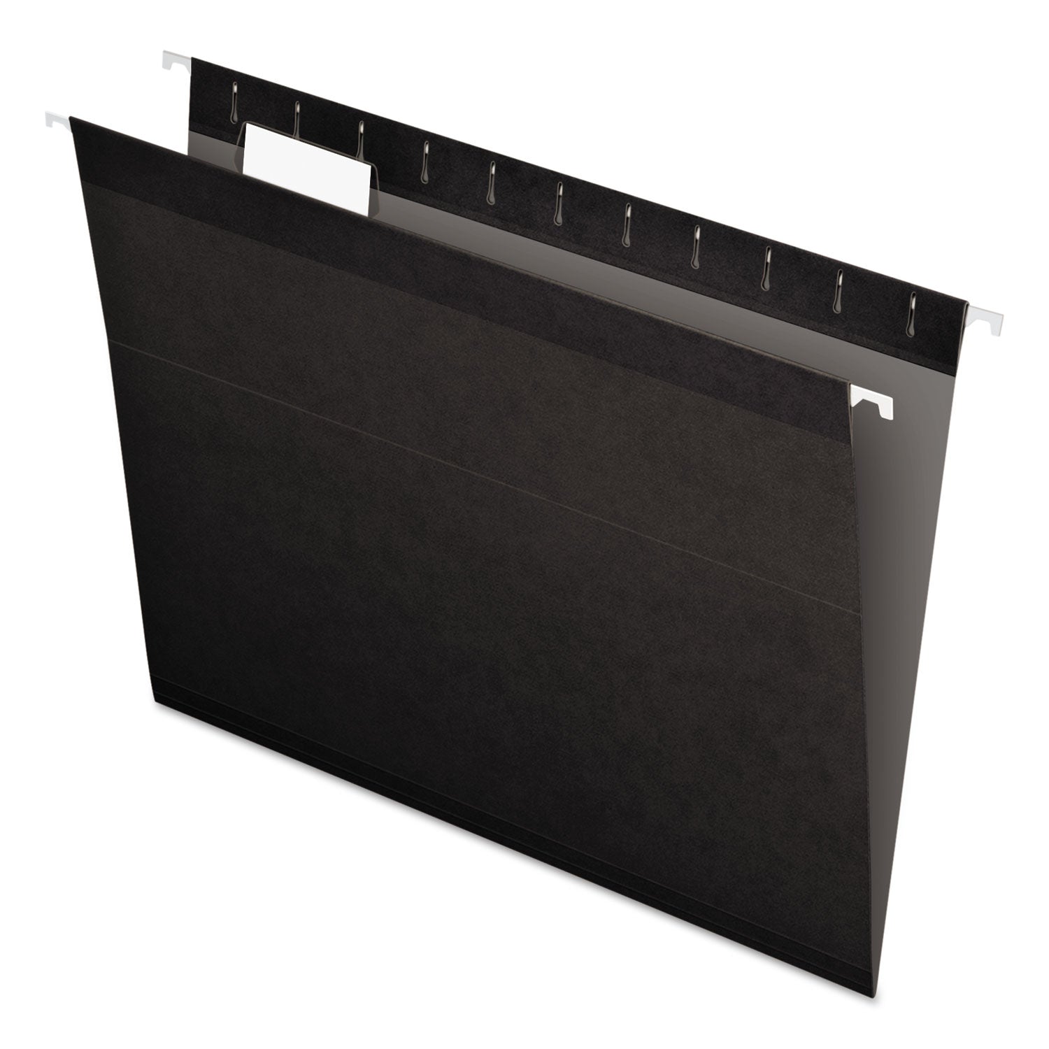 Colored Reinforced Hanging Folders | Black