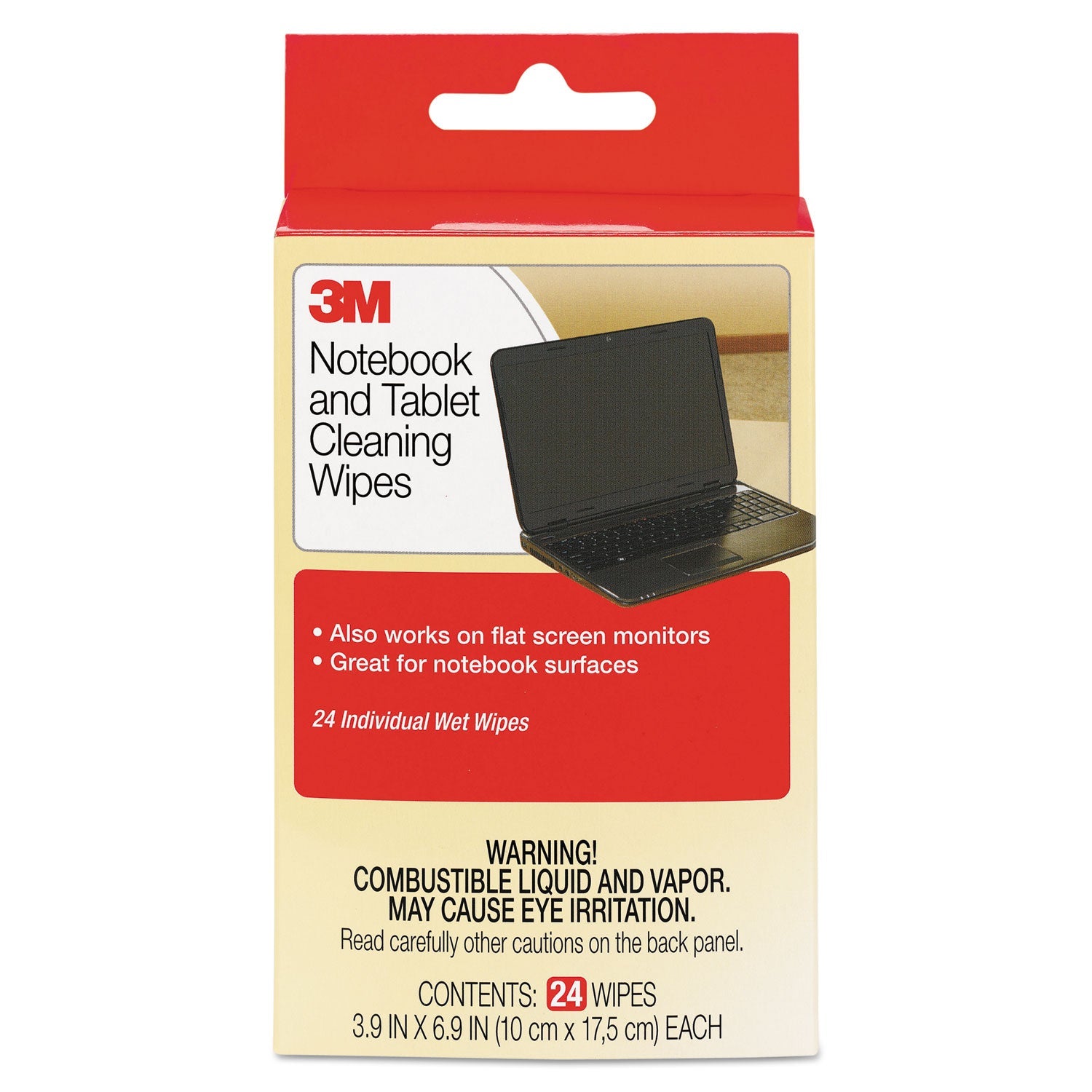 Notebook Screen Cleaning Wipes | 3M™, 24-Pack