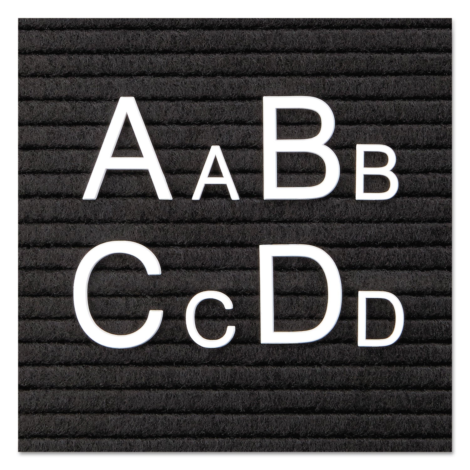 Quartet® Character Sets, Pin, White, 1"h, 300/set