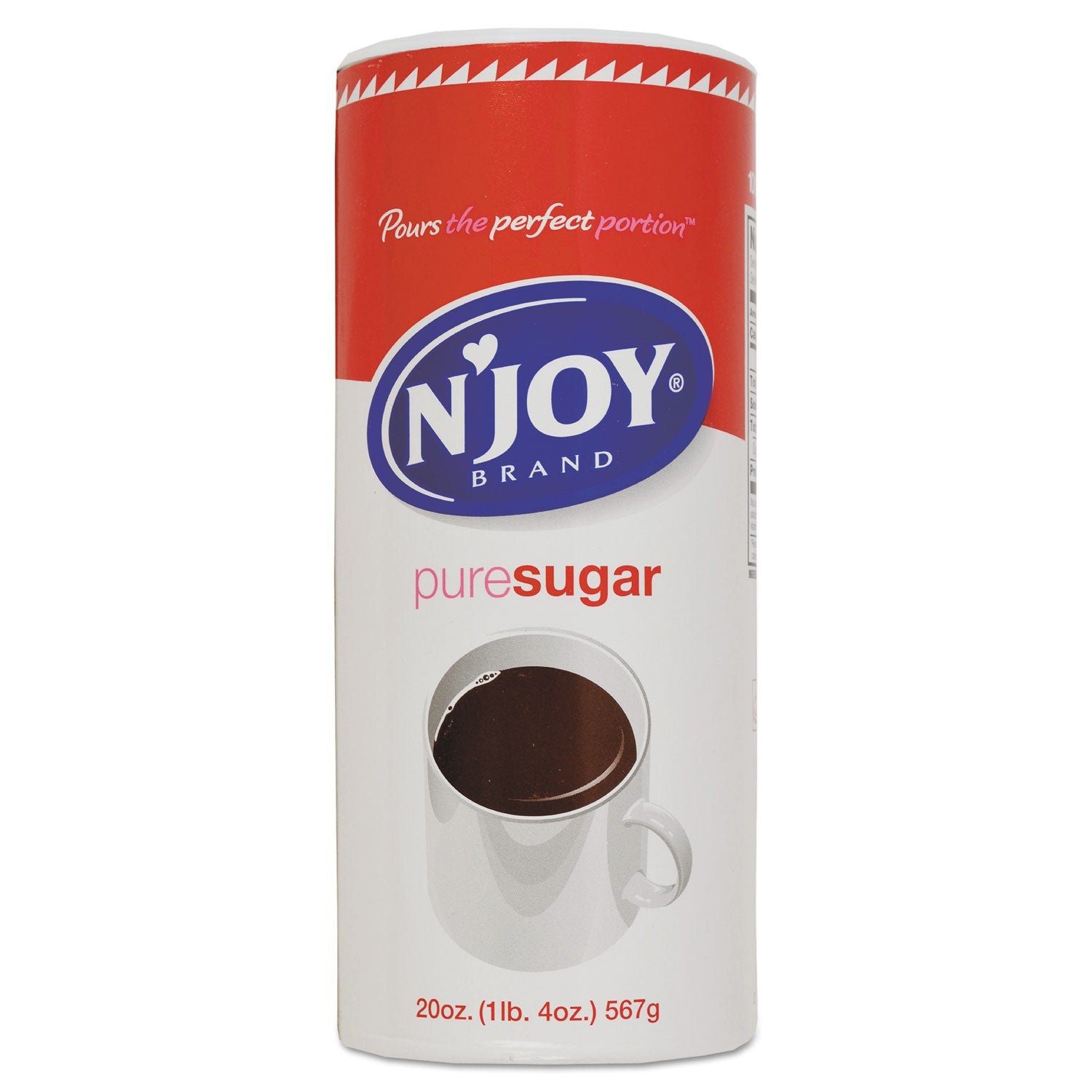 N'Joy Pure Sugar Cane, 20 Oz Canister