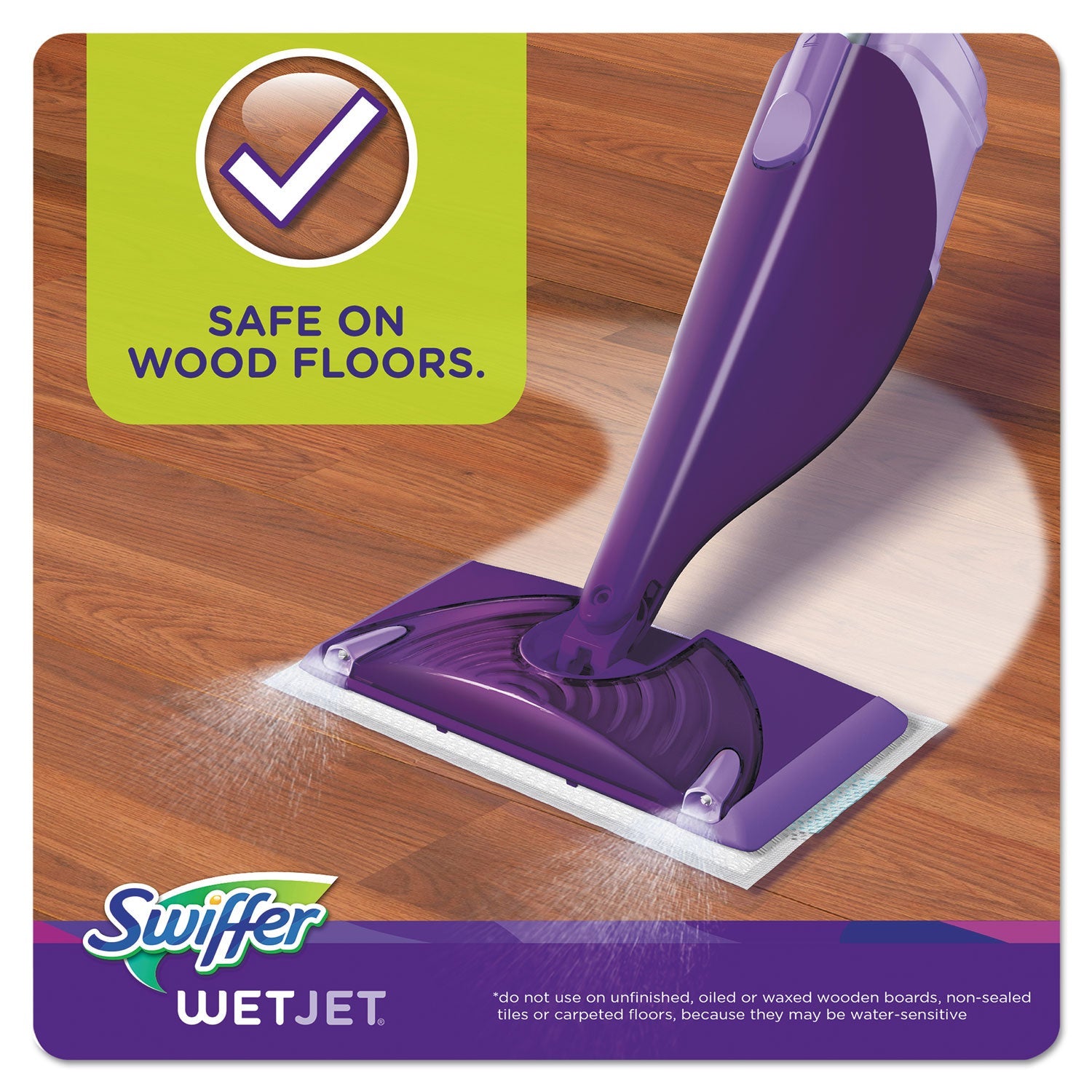 Swiffer® Wetjet System Refill Cloths, 11.3" X 5.4", White, 24/box