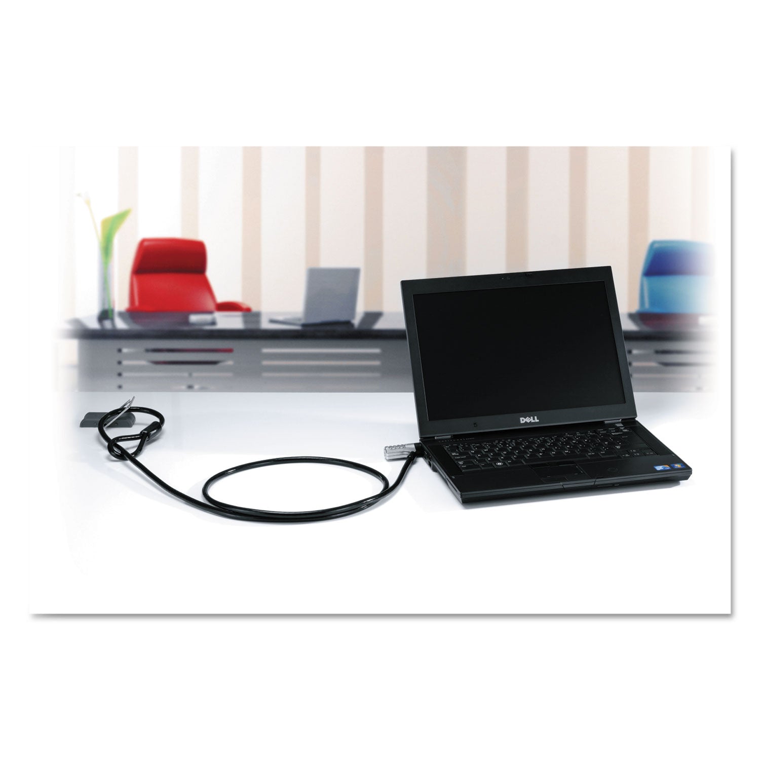 Kensington® Desk Mount Cable Anchor, Gray/white