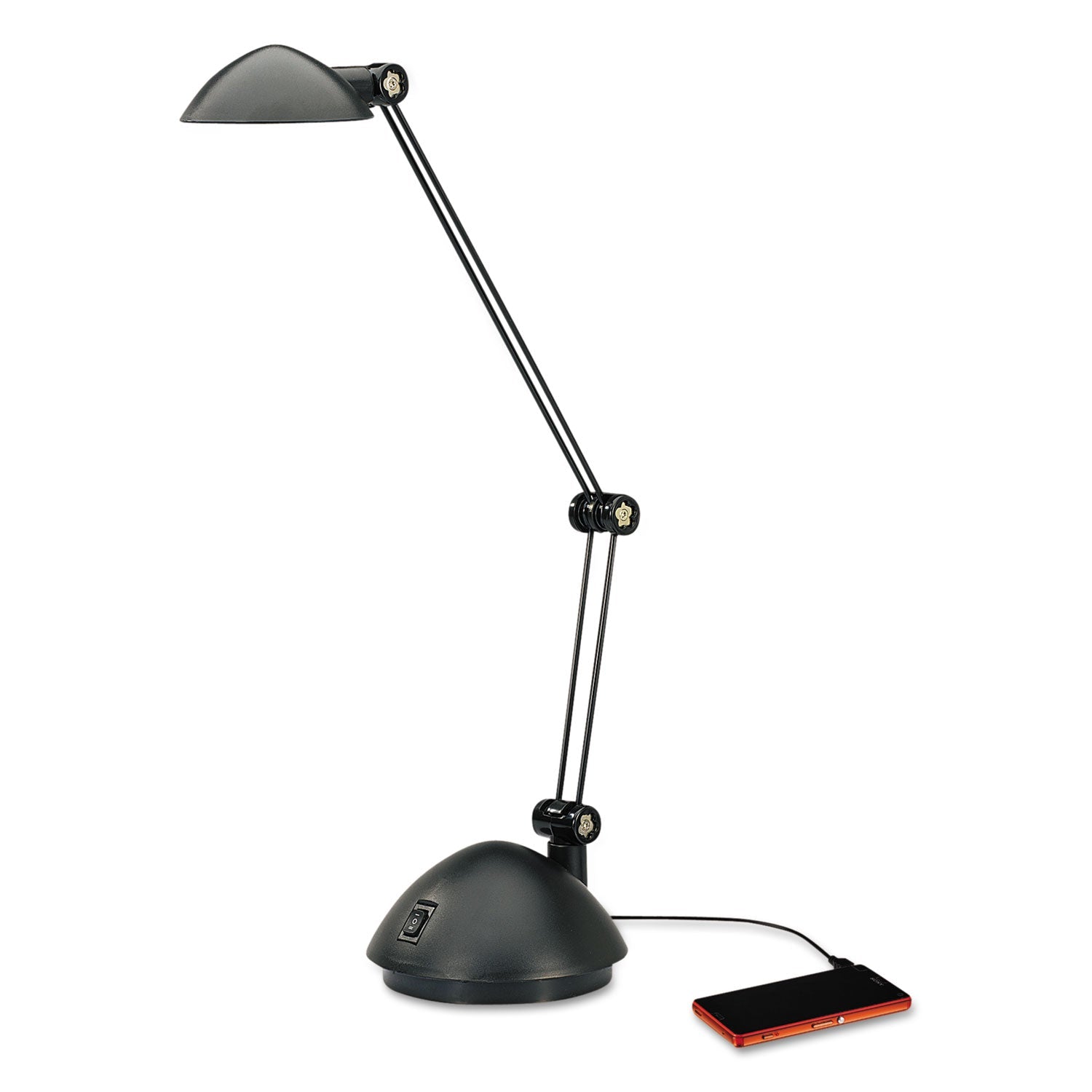 LED Lamp with USB Port | Alera® Twin-Arm