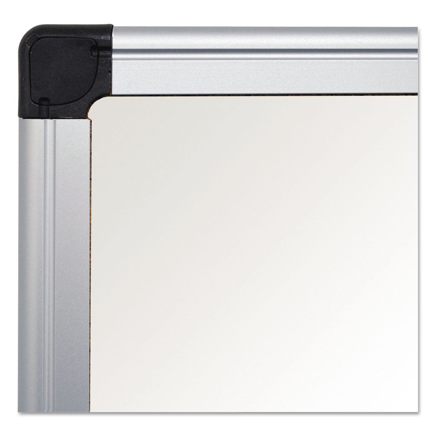MasterVision® Porcelain Value Dry Erase Board, 48" x 72", White Surface, Satin Aluminum Frame