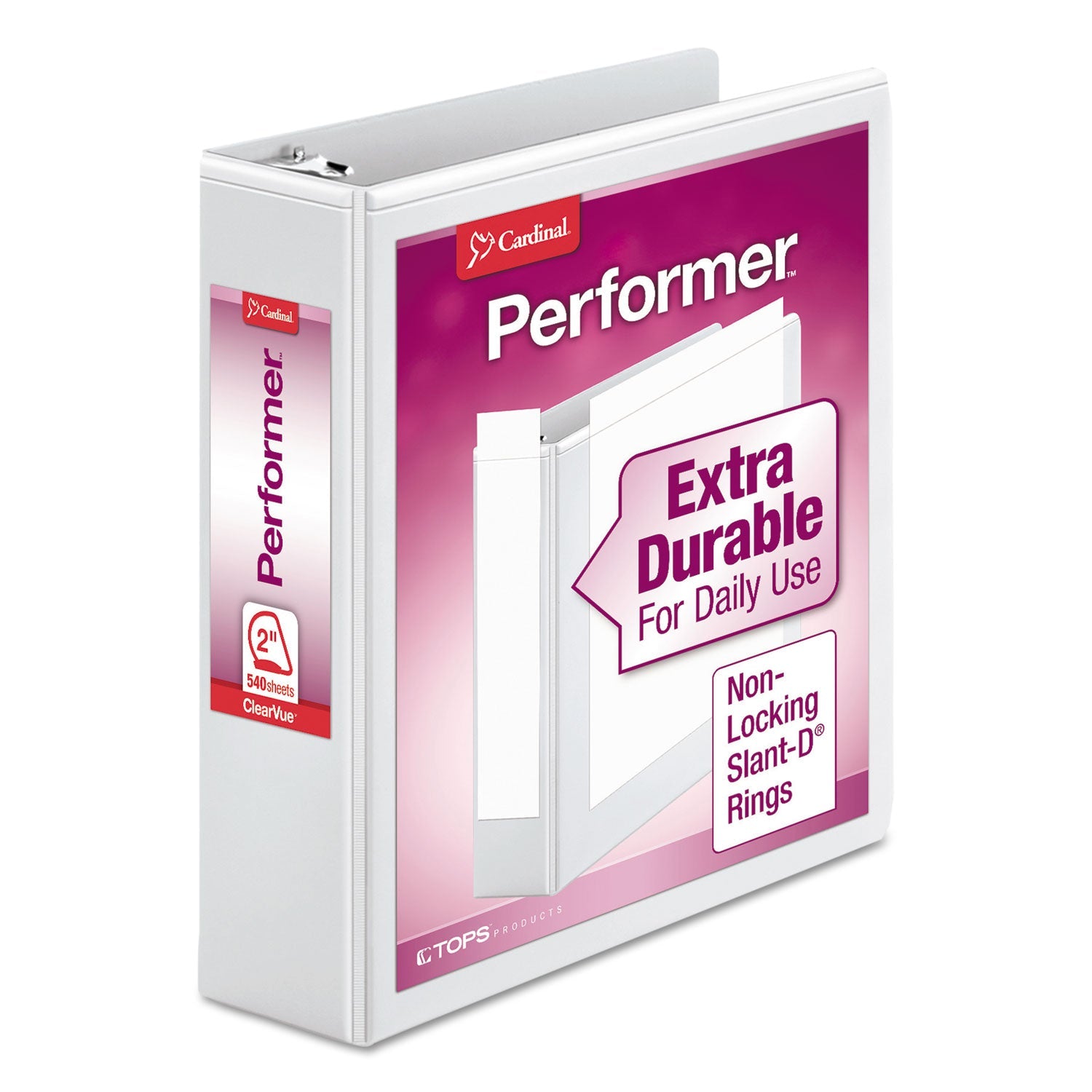 2" Slant-D Ring Binder | Holds 25% More
