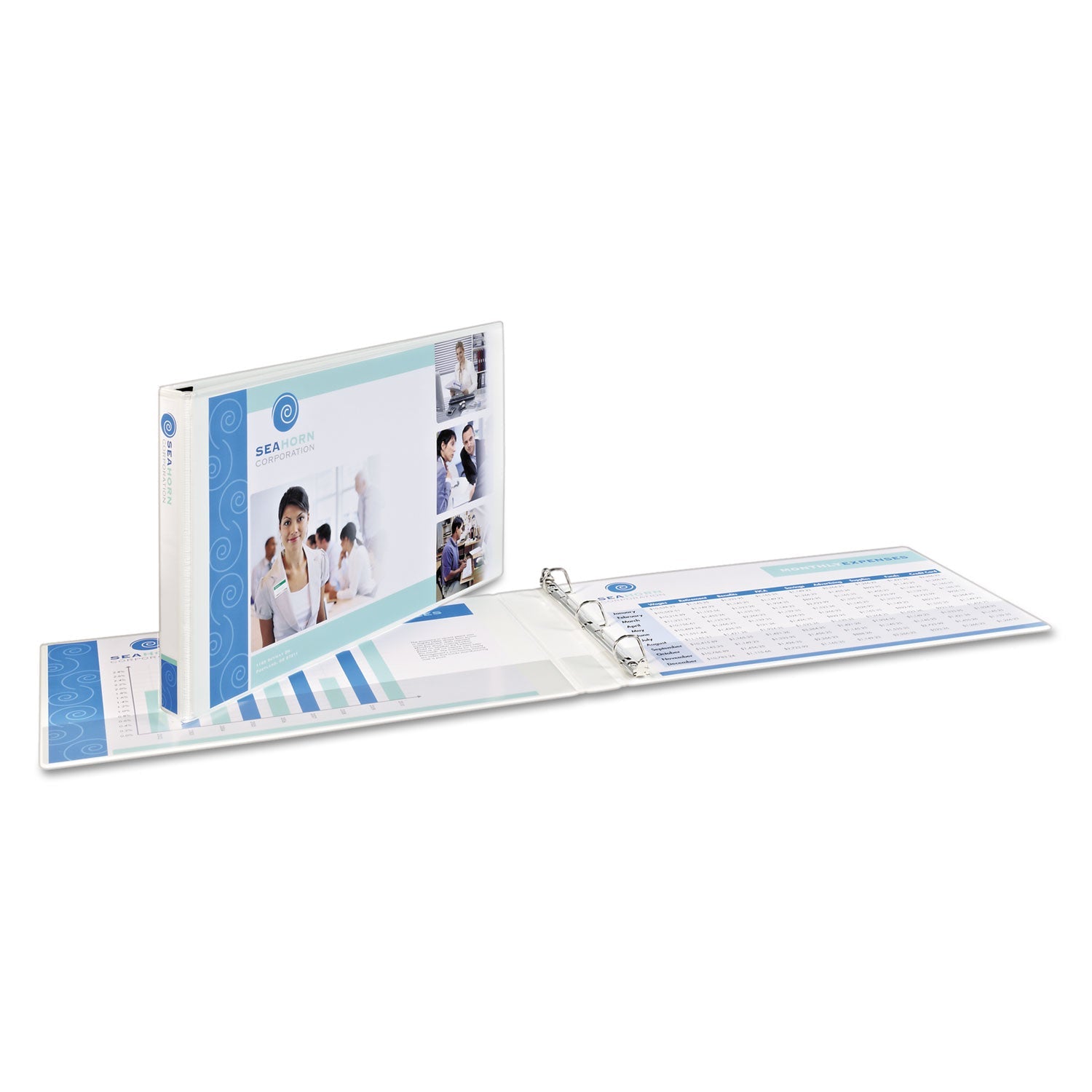 Avery® Heavy-Duty View Binders, 3 Rings, 1.5" Capacity, 11 X 17, White
