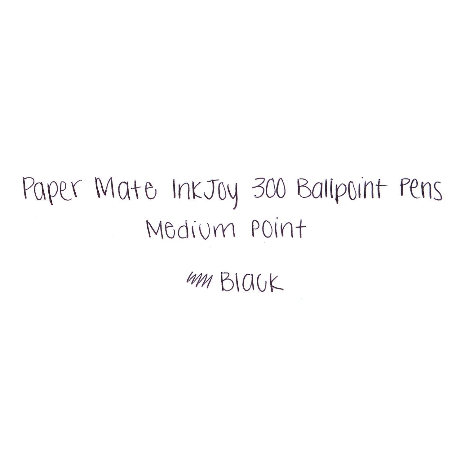 Paper Mate® InkJoy 300 RT Ballpoint Pen, Retractable, Medium 1 mm, Black Ink, Black Barrel, 36/Box