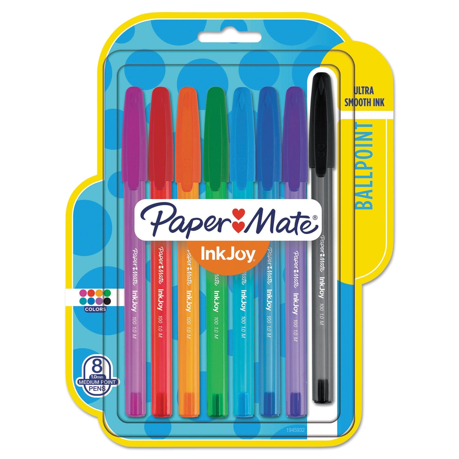 Paper Mate InkJoy 100 Ballpoint Pen | Assorted 8-Pk